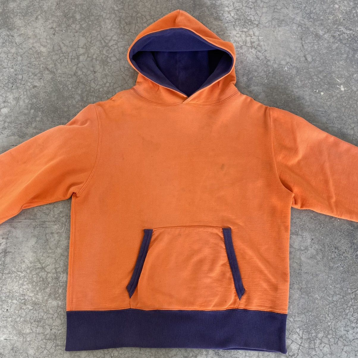 Toyo Enterprises VTG Cheswick Two Tone Lined Hooded Thick Sweatshirt Size US L / EU 52-54 / 3 - 4 Thumbnail