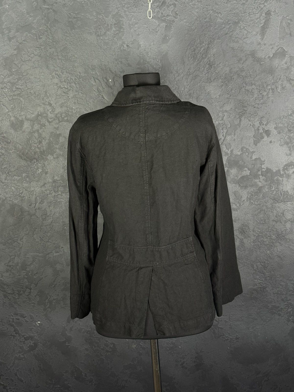 OSKA OSKA Black Light Linen Twill Button Front Jacket Sz1 Regular Size S / US 4 / IT 40 - 11 Thumbnail