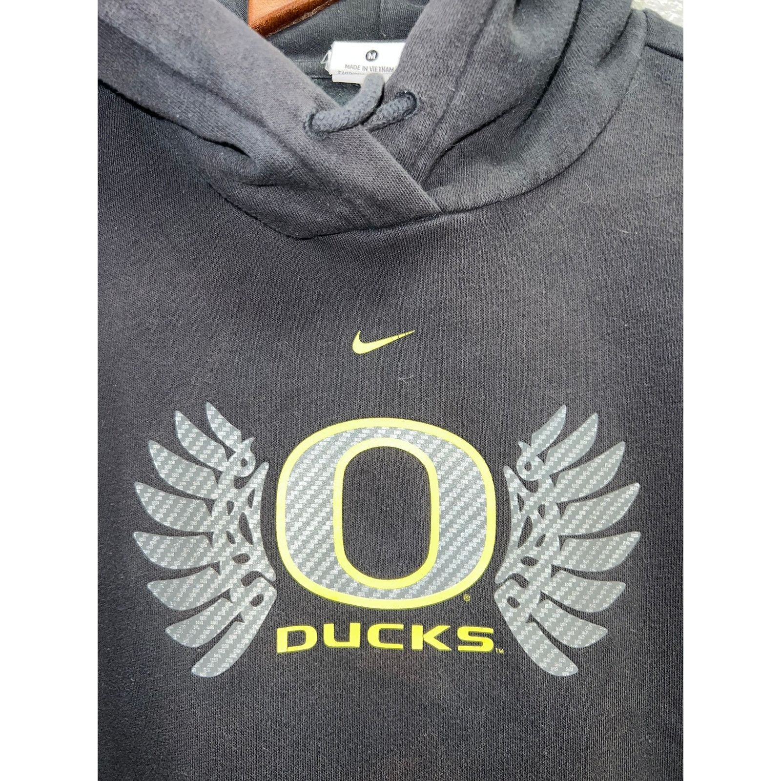Vintage Womens Nike Oregon Ducks Hoodie College University Medium Size M / US 6-8 / IT 42-44 - 3 Thumbnail