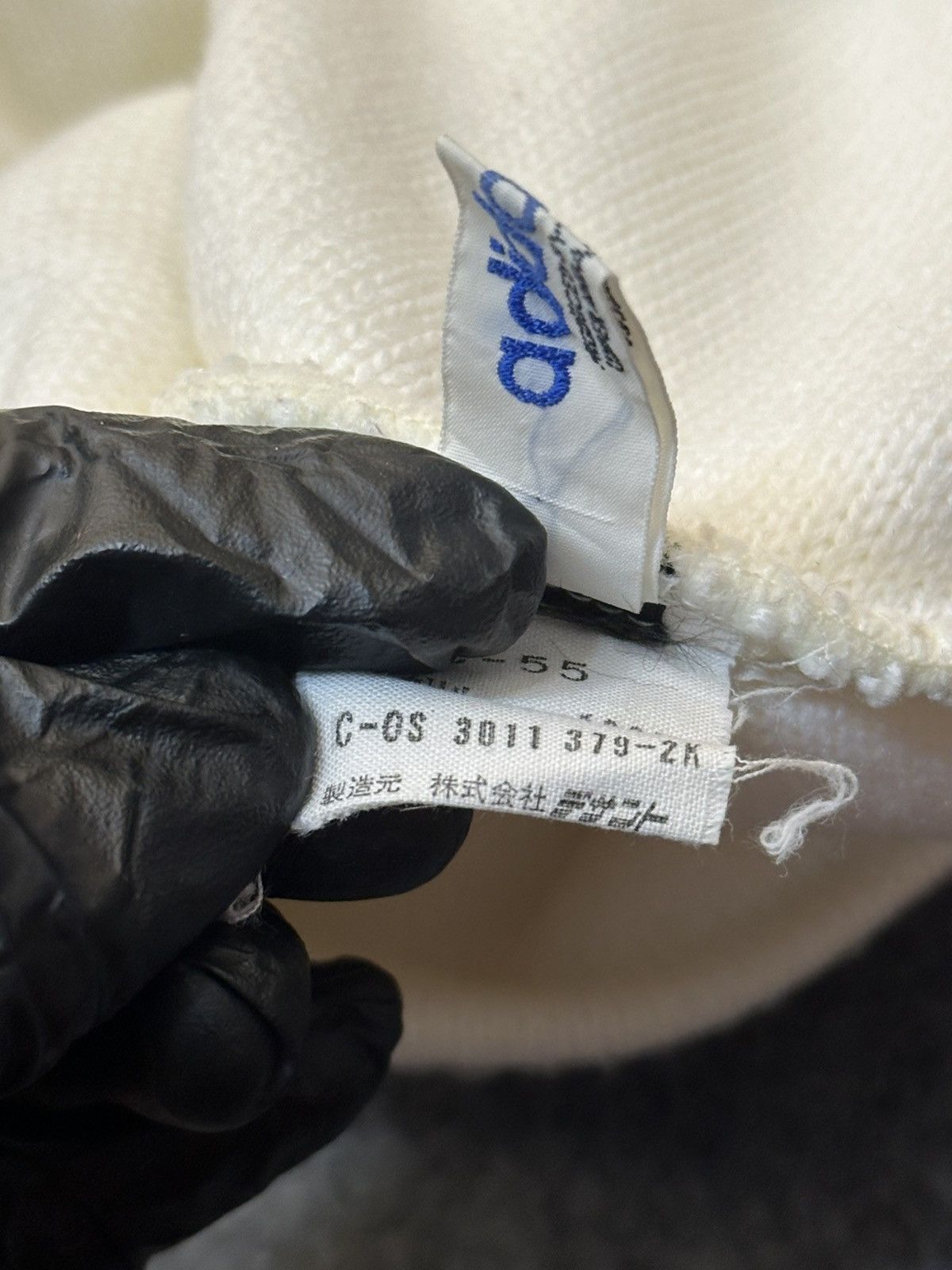 Adidas Adidas Originals white trefoil beanie y2k Size ONE SIZE - 6 Thumbnail