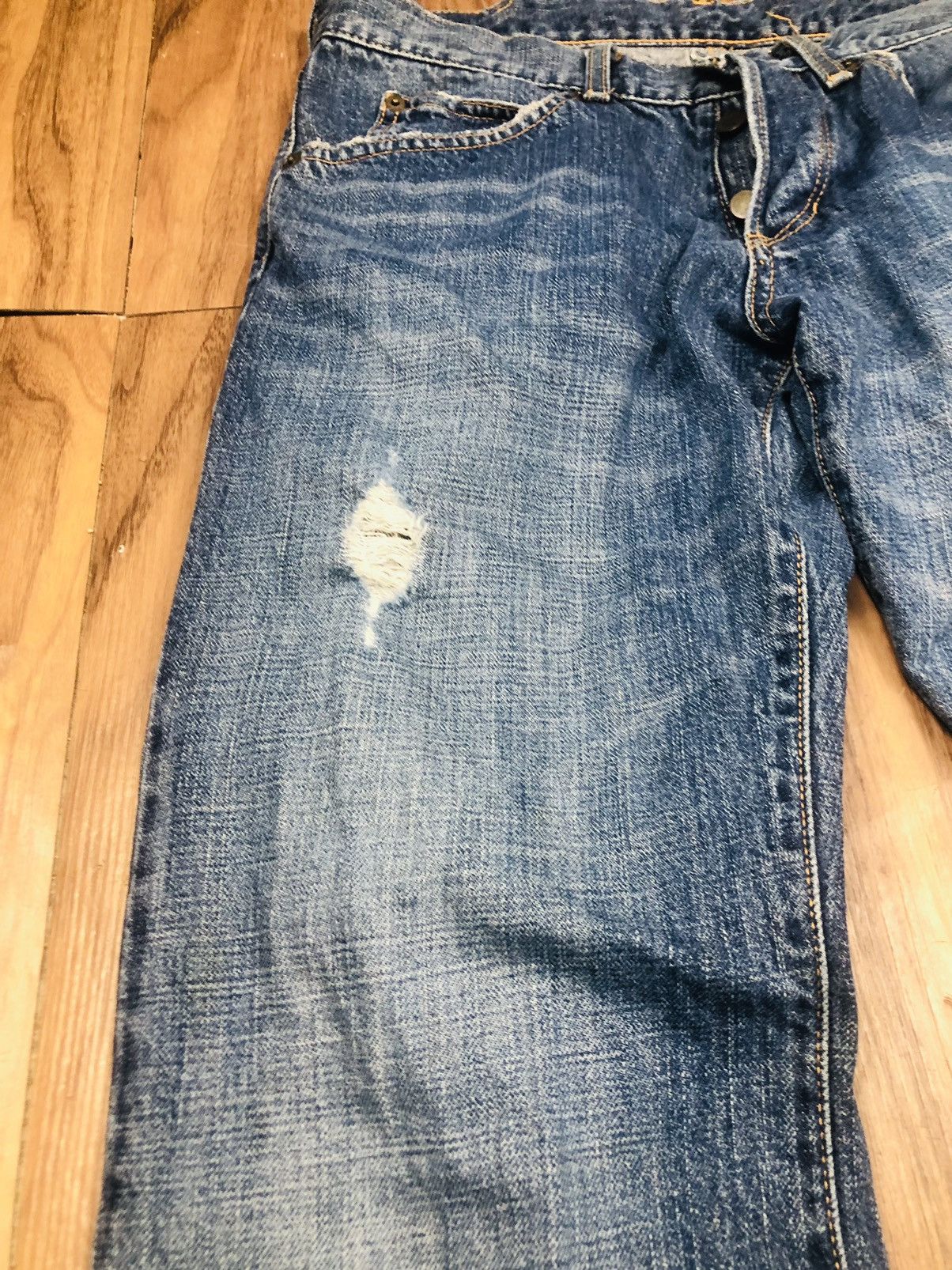 Other Material Boy Distress Jeans (35) Size US 31 - 7 Thumbnail