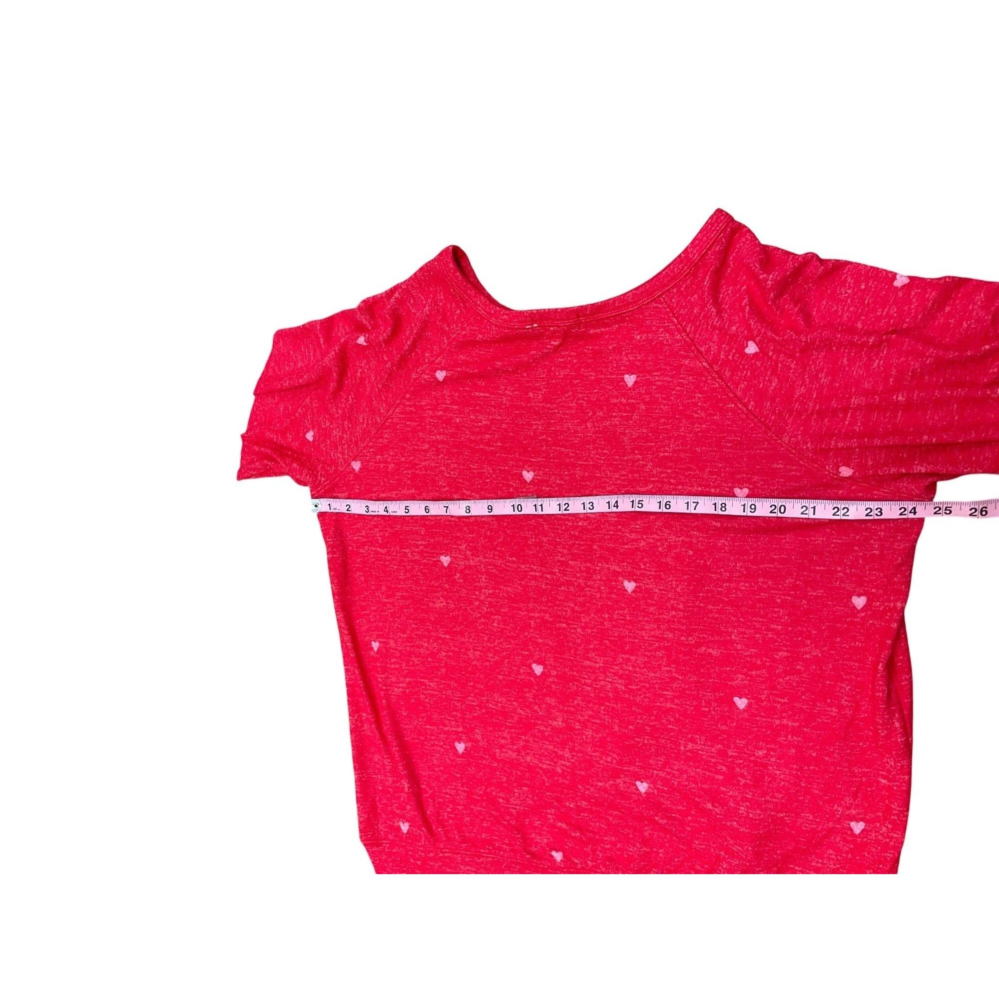 Buffalo David Bitton Buffalo David Bitton XL Red Long Sleeve Top With Subtle Hear Size XL / US 12-14 / IT 48-50 - 3 Thumbnail