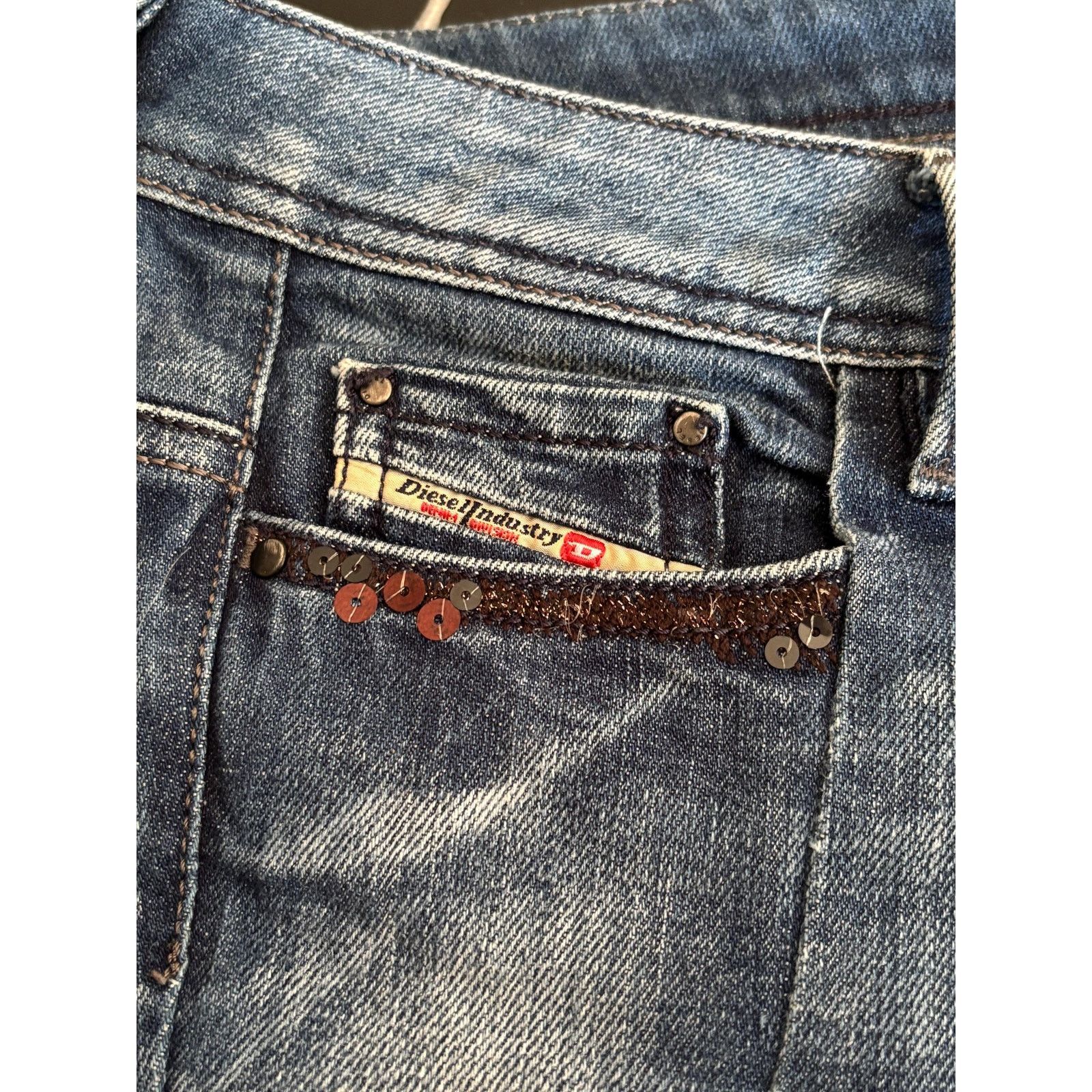 Diesel Diesel Industry Blizz Jeans W27 Italy Y2K Vintage Denim Size US 27 - 6 Thumbnail