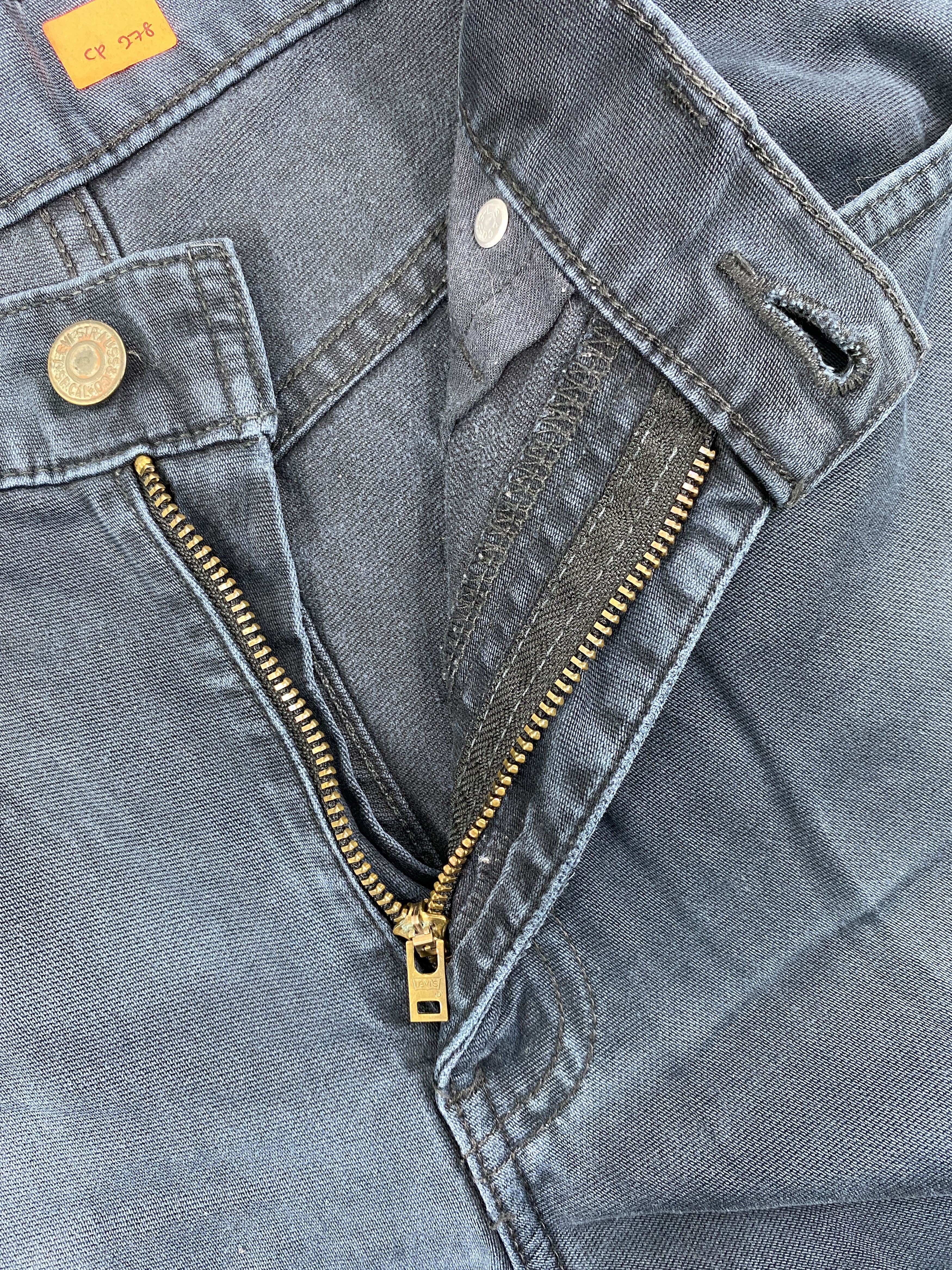 If Six Was Nine Vintage Faded Black Levis 517 Flare Denim Pants -CP214 Size US 31 - 5 Thumbnail
