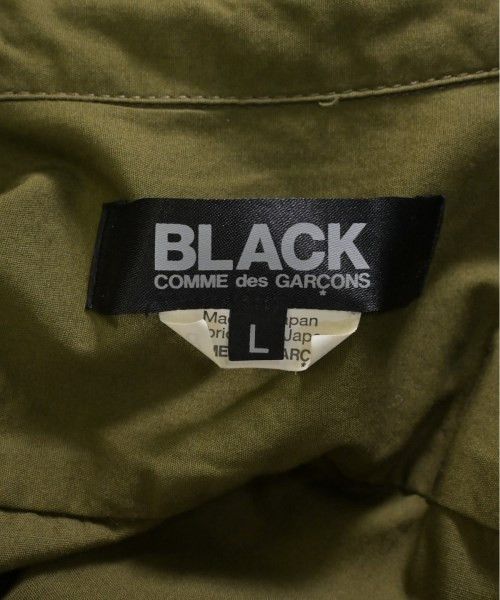 Comme des Garcons Black Shirt Long Sleeve Plain Button Up Chest Pocket Khaki Size US L / EU 52-54 / 3 - 6 Thumbnail