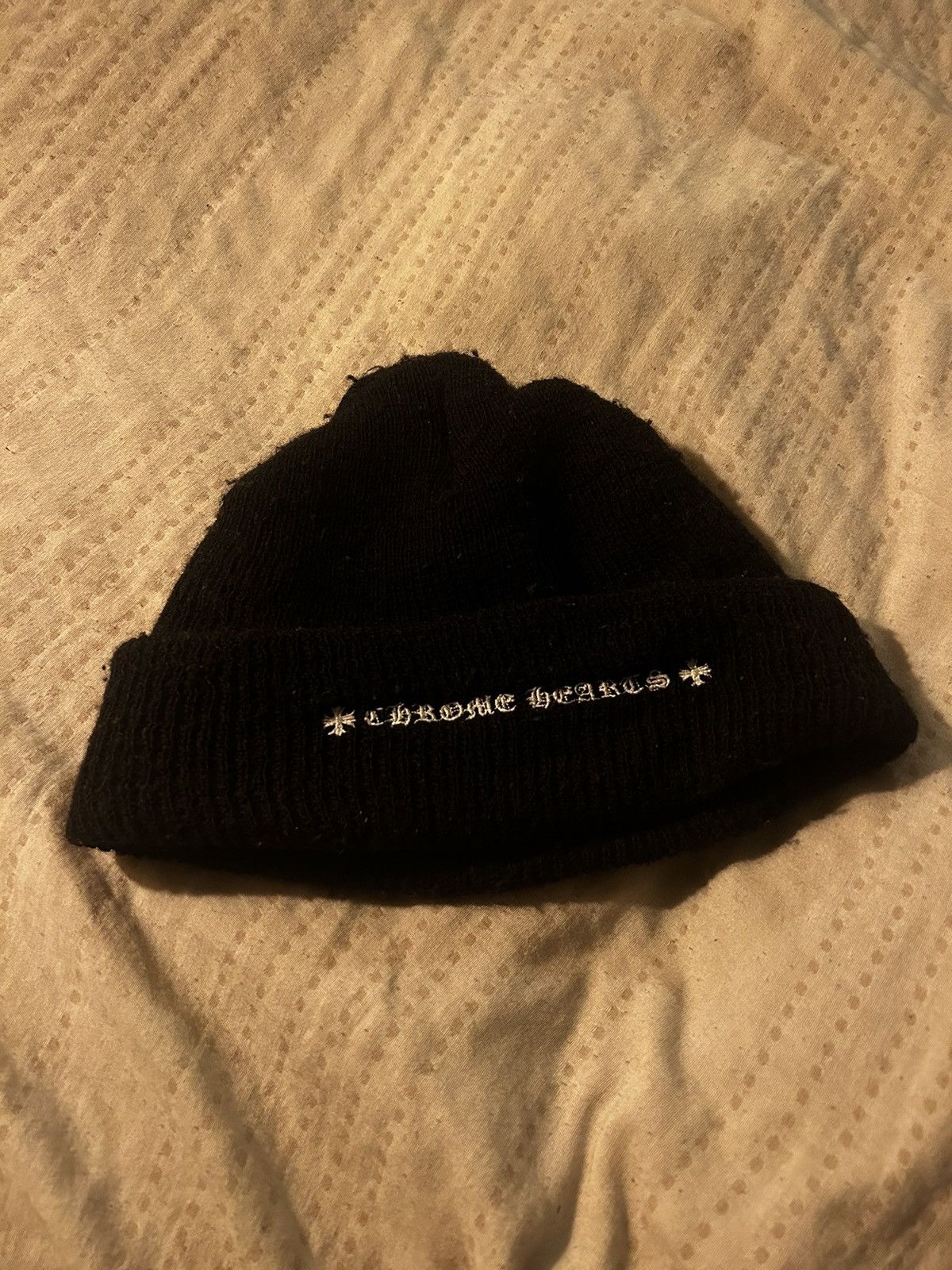 Chrome Hearts Chrome Hearts Black Beanie Size ONE SIZE - 2 Thumbnail