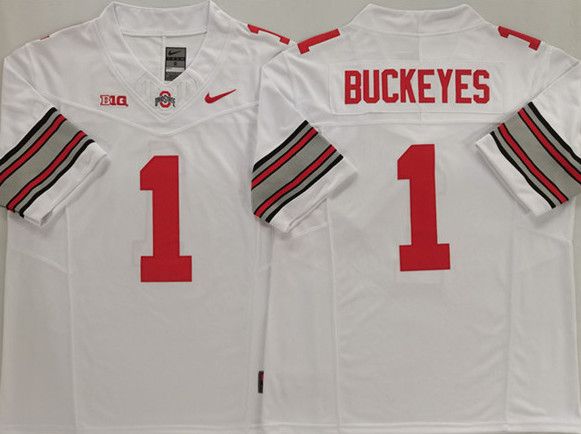 Other Ohio State Buckeyes #1 Buckeyes White 2025 Jersey Size US XL / EU 56 / 4 - 1 Thumbnail