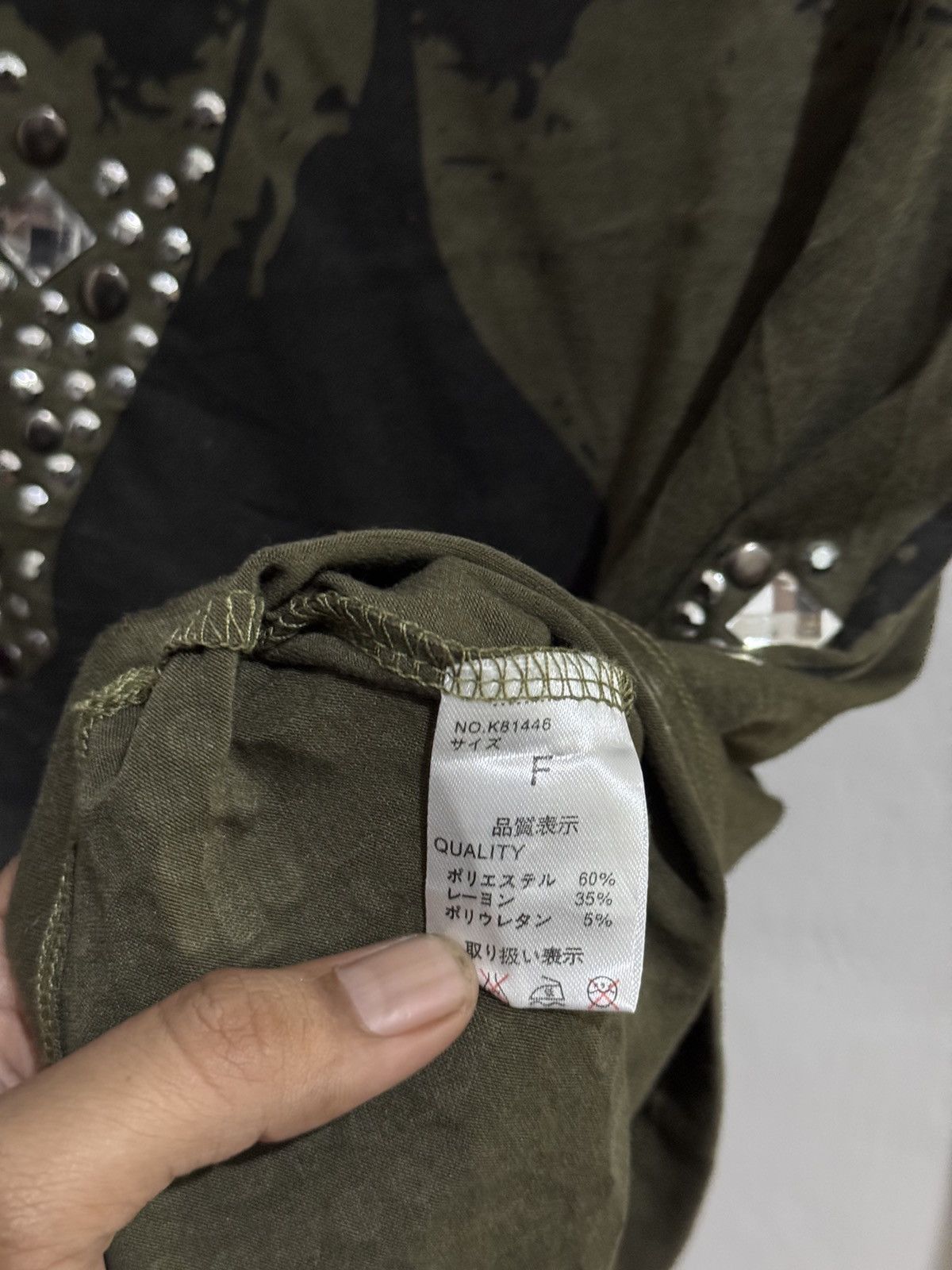 Hysteric Glamour × If Six Was Nine × Japanese Brand Y2k GhostofHarlem studded ifsixwasnine longsleeve Size M / US 6-8 / IT 42-44 - 7 Thumbnail