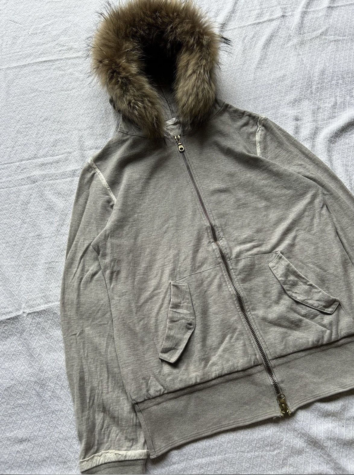 Japanese Brand Nicole white fur ziphoodie japanesed brand Size US M / EU 48-50 / 2 - 4 Thumbnail