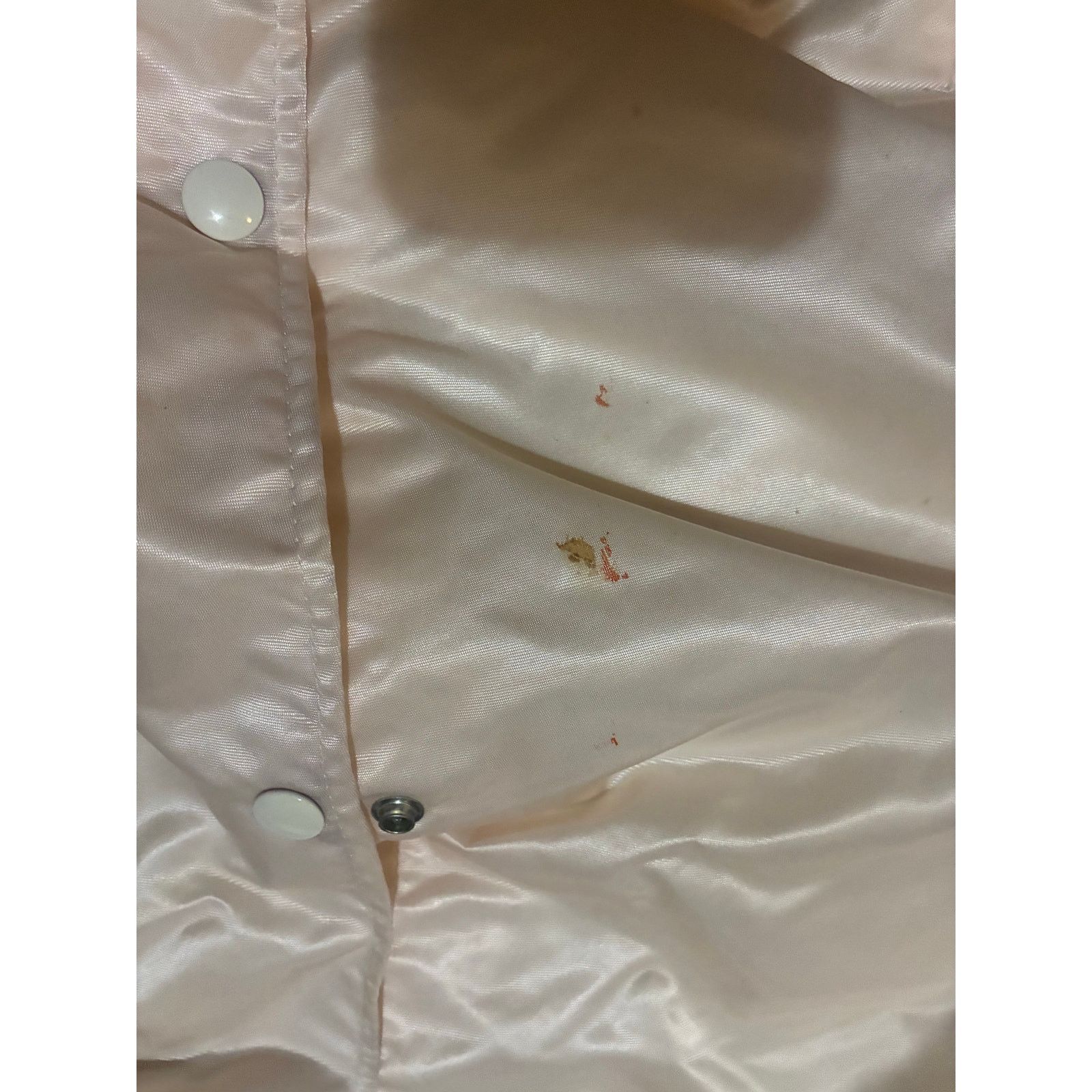 Other Vintage Red Man Golden Blend Satin Bomber Jacket XL USA Size XL / US 12-14 / IT 48-50 - 4 Thumbnail