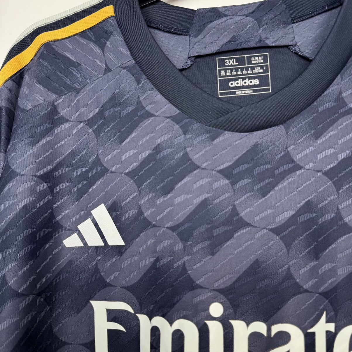Adidas REAL MADRID 2023 2024 AWAY FOOTBAL SHIRT SOCCER JERSEY sz3XL Size US XXL / EU 58 / 5 - 9 Thumbnail