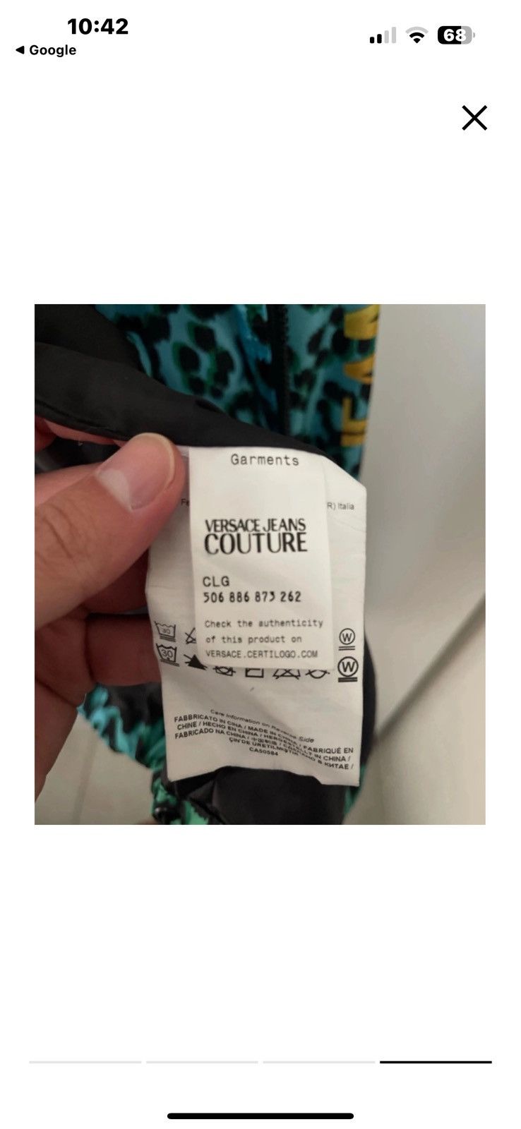 Versace Jeans Couture Versace Jeans Couture Size US L / EU 52-54 / 3 - 6 Thumbnail