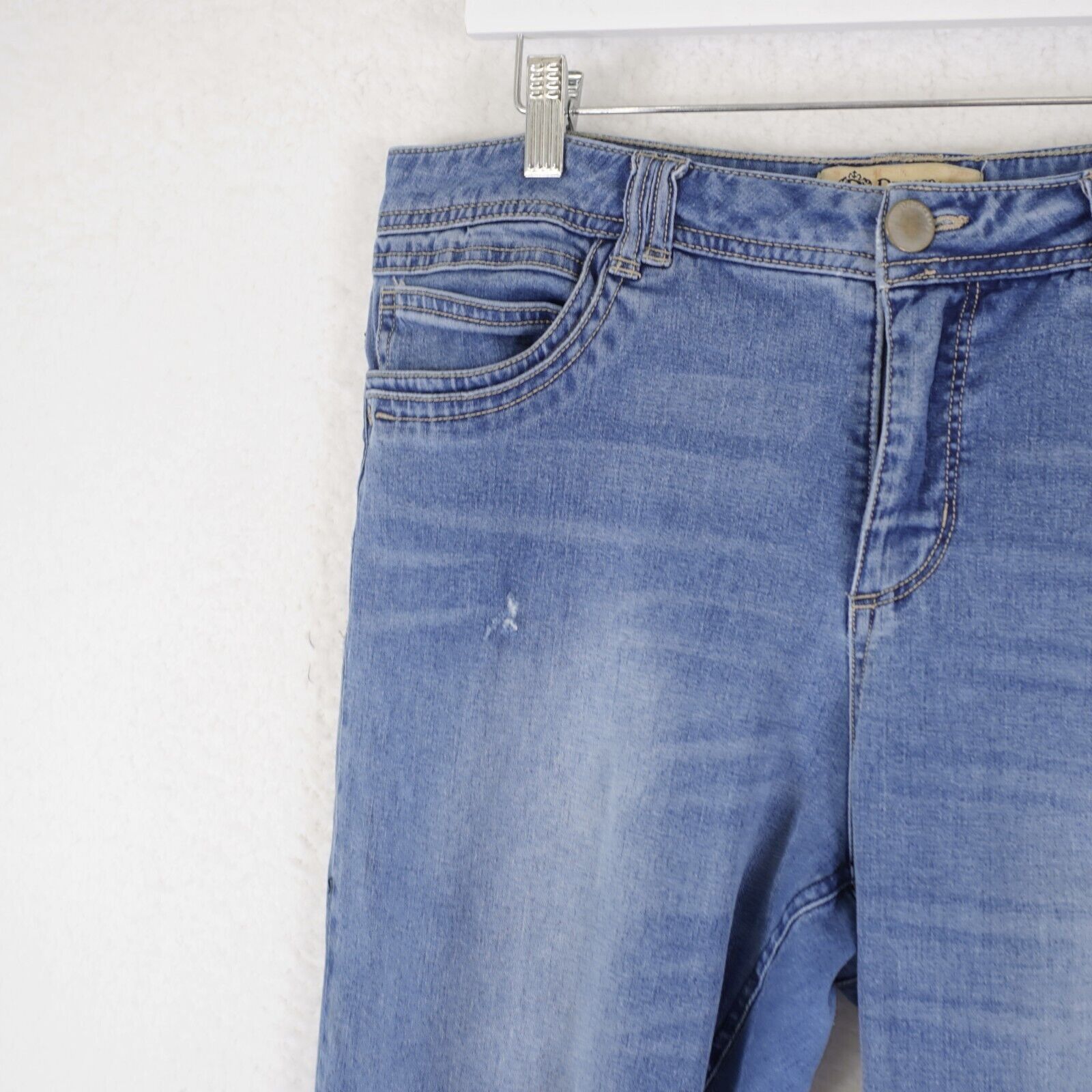 Designer Democracy Freedom Jegging Light Blue Denim Jeans Size 14 35/ Size 36" / US 14 / IT 50 - 4 Thumbnail