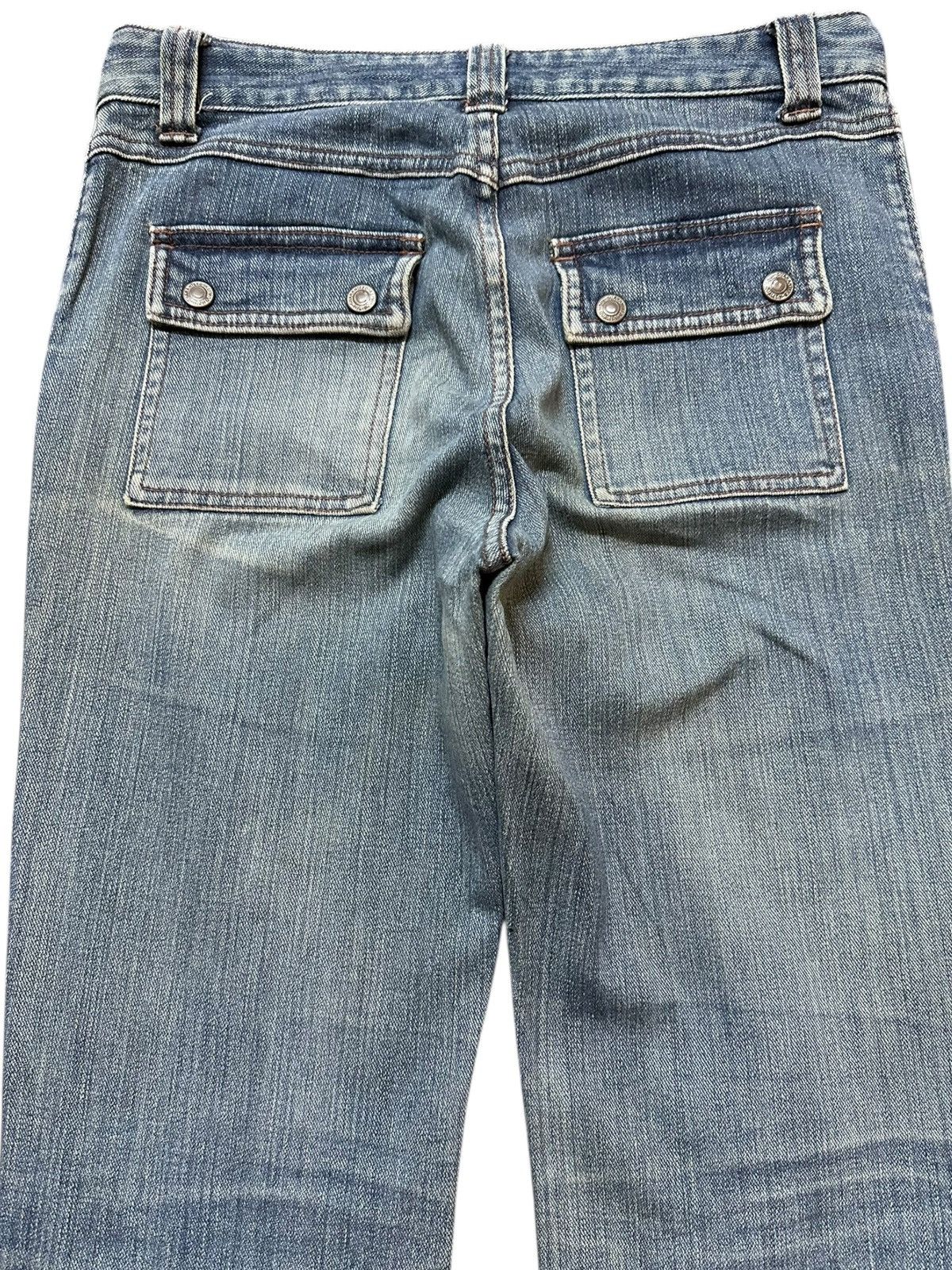 POST ARCHIVE FACTION (PAF) Vintage Japanese Brand Flare Bootcut Faded Distressed Denim Size US 30 / EU 46 - 5 Thumbnail