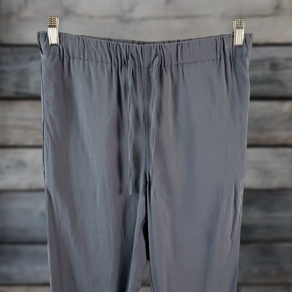 Madewell Madewell Womens Drawstring Track Trousers Medium Blue Viscose High Rise Pants Womens Size 32" / US 10 / IT 46 - 1 Thumbnail