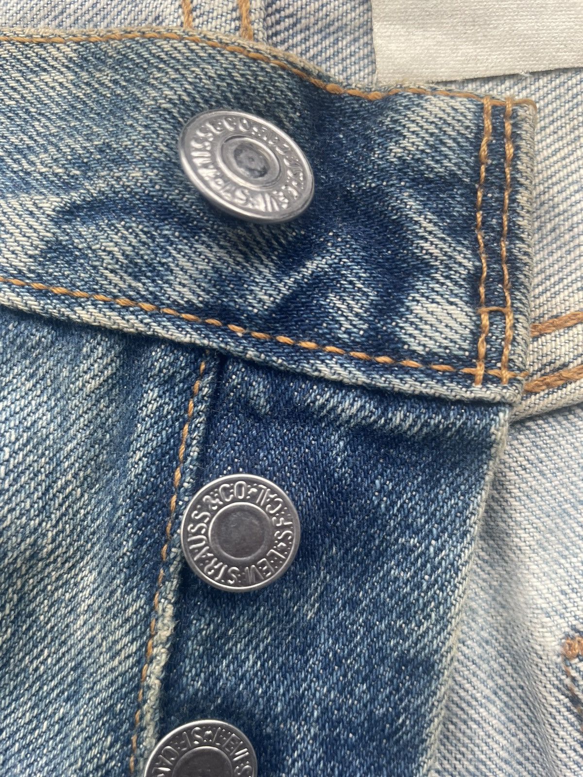 Levi's × Levi's Vintage Clothing Vintage 2002 Levis 501 Custom Distresed Size US 38 / EU 54 - 24 Thumbnail