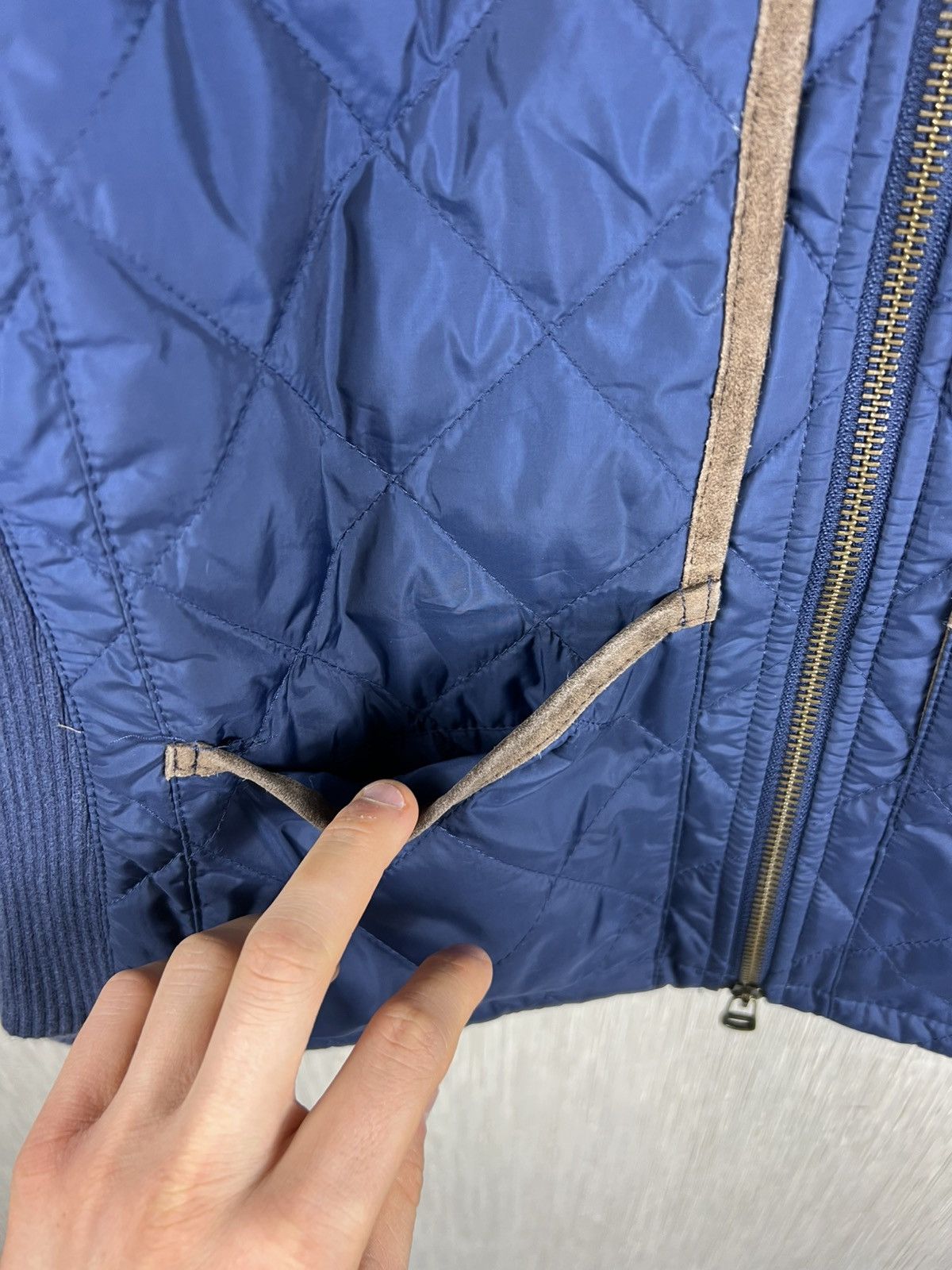 Ralph Lauren Vintage Ralph Lauren Sport suede leather quilted down jacket Size M / US 6-8 / IT 42-44 - 8 Thumbnail