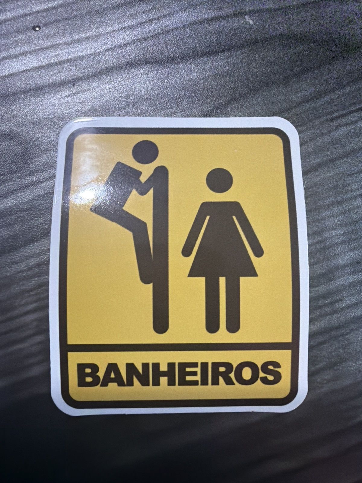 Hypebeast Banheiros Unisex Bathroom Sticker Size ONE SIZE - 1 Thumbnail