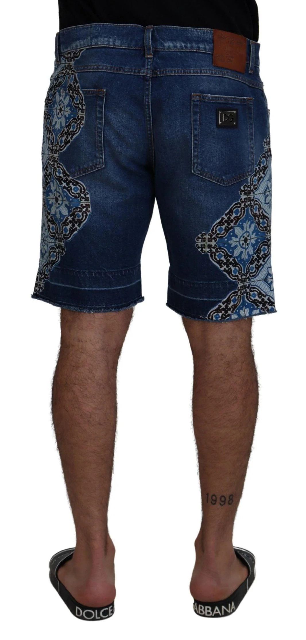 Dolce & Gabbana o1y0125 Denim Short in Blue Size US 40 / EU 56 - 2 Thumbnail