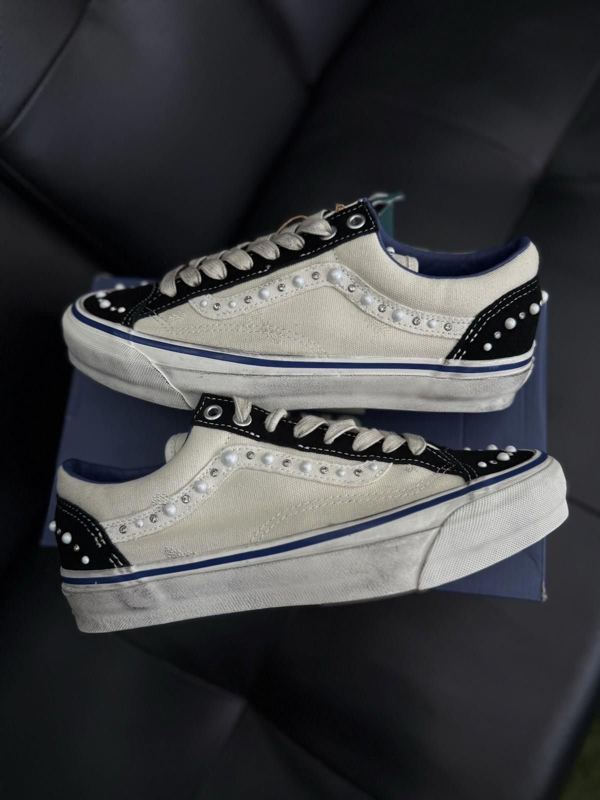 Vans 🫧 SAMPLE Vans Old Skool 36 “Pearlized Marshmallow” 7.5M Size US 7.5 / EU 40-41 - 1 Thumbnail