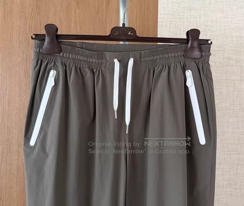Hermes Hermes Men's Drawstring Casual Pants Size US 40 / EU 56 - 2 Thumbnail