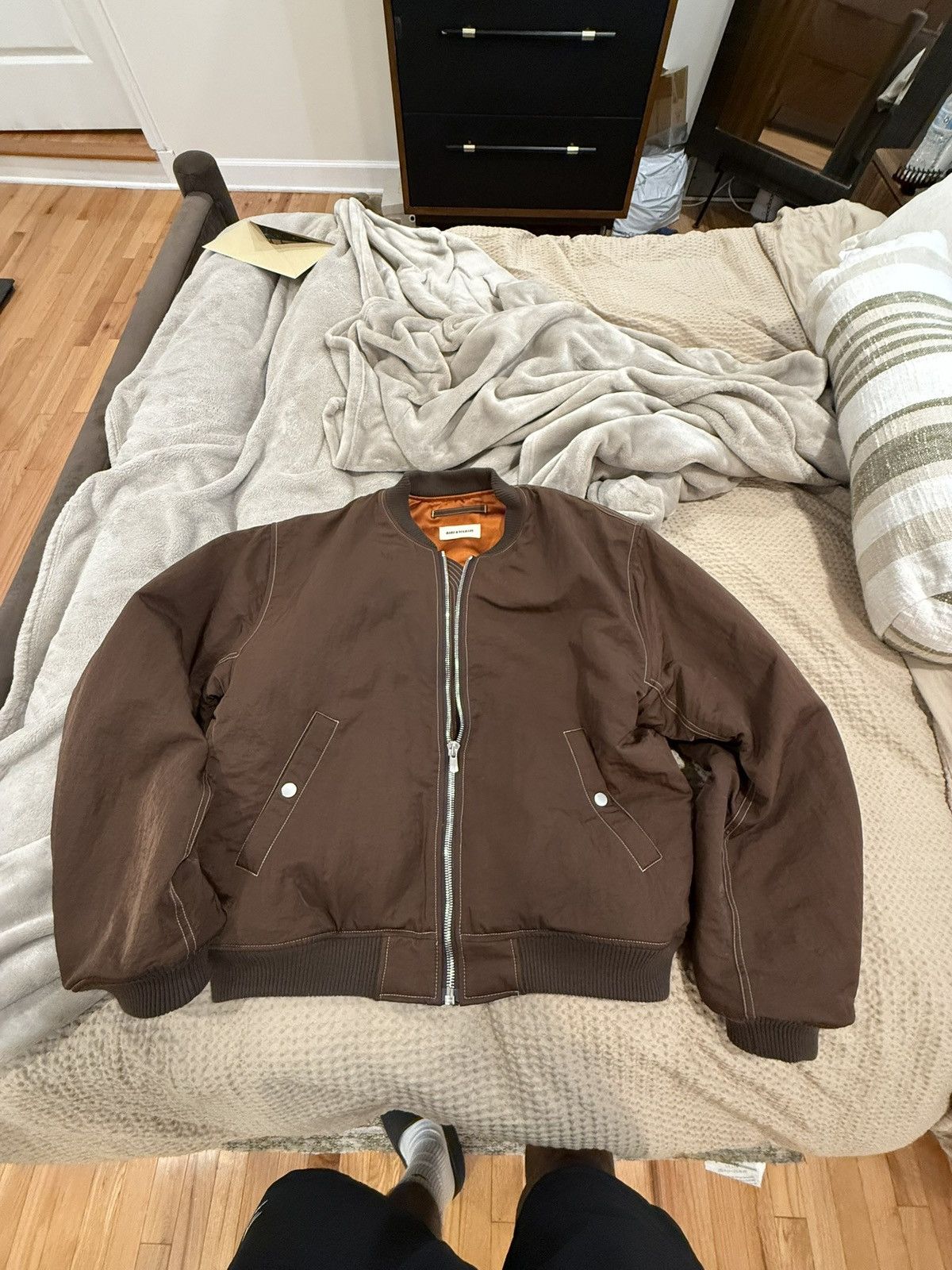 Acne Studios Acne Studios 13AW Black Sid Down Ma-1 Bomber very