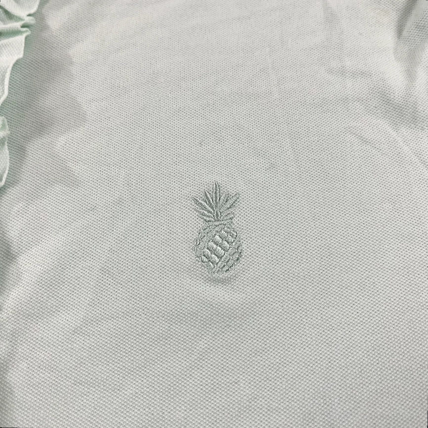 Vintage JEAN PIERRE KLIFA Polo Shirt Womens XL Mint Green Ruffled Short Sleeve Athletic Sports Size XL / US 12-14 / IT 48-50 - 2 Thumbnail