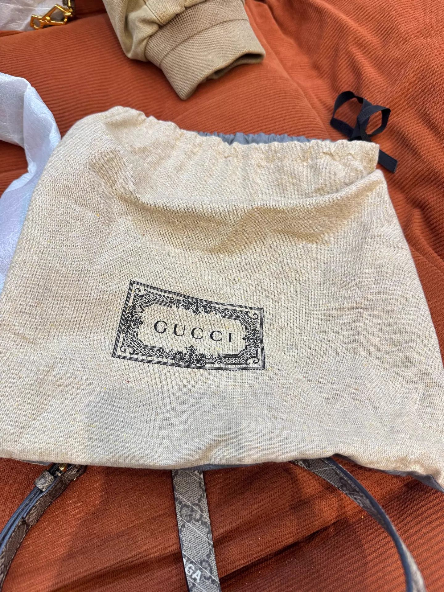 Gucci Gucci x Balenciaga Horsebit GG canvas mini crossbody ebony Size ONE SIZE - 7 Thumbnail