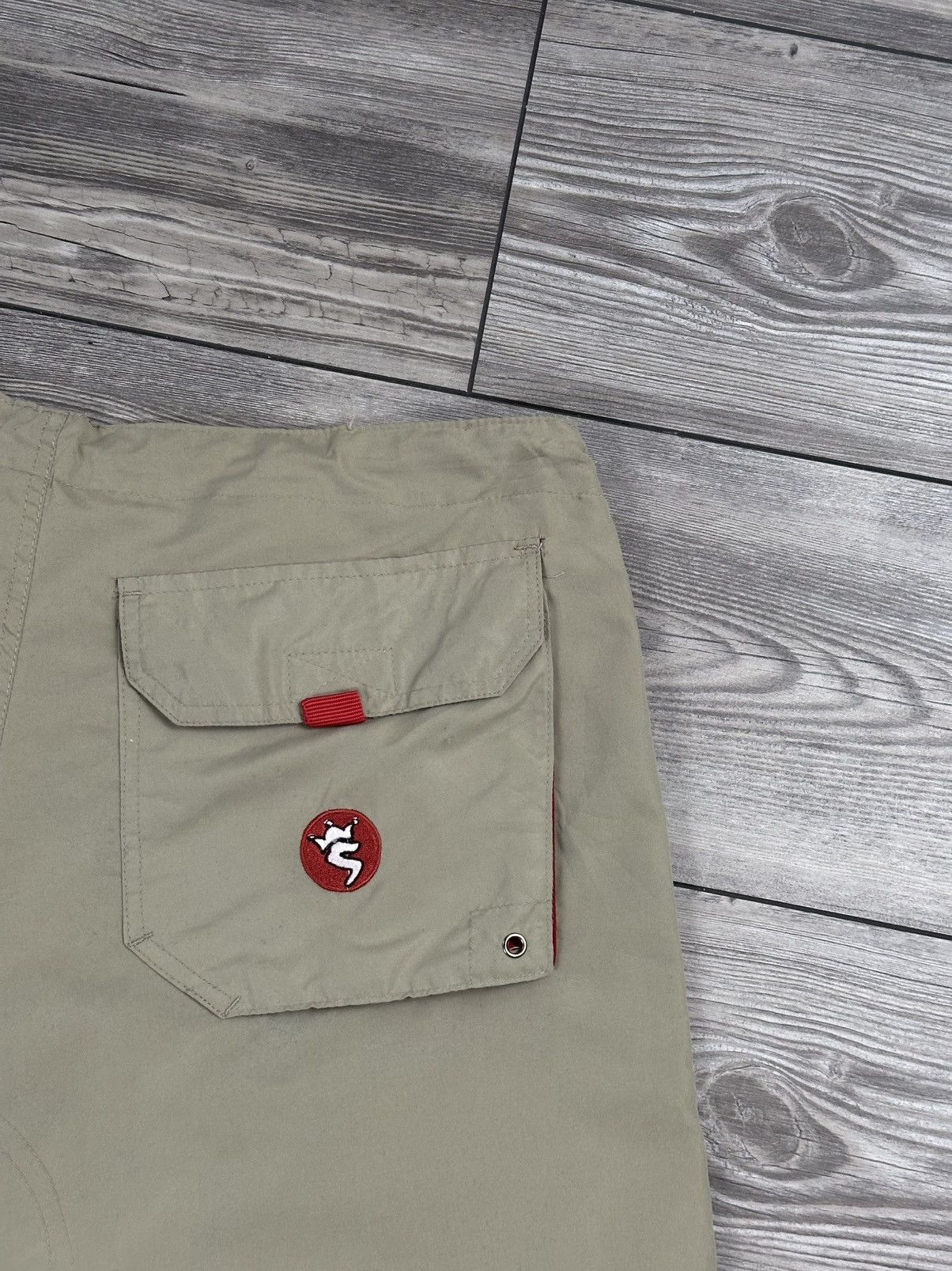 JNCO Crazy Vintage Y2K Snake Eyes Baggy Cargo Shorts Size US 36 / EU 52 - 4 Thumbnail