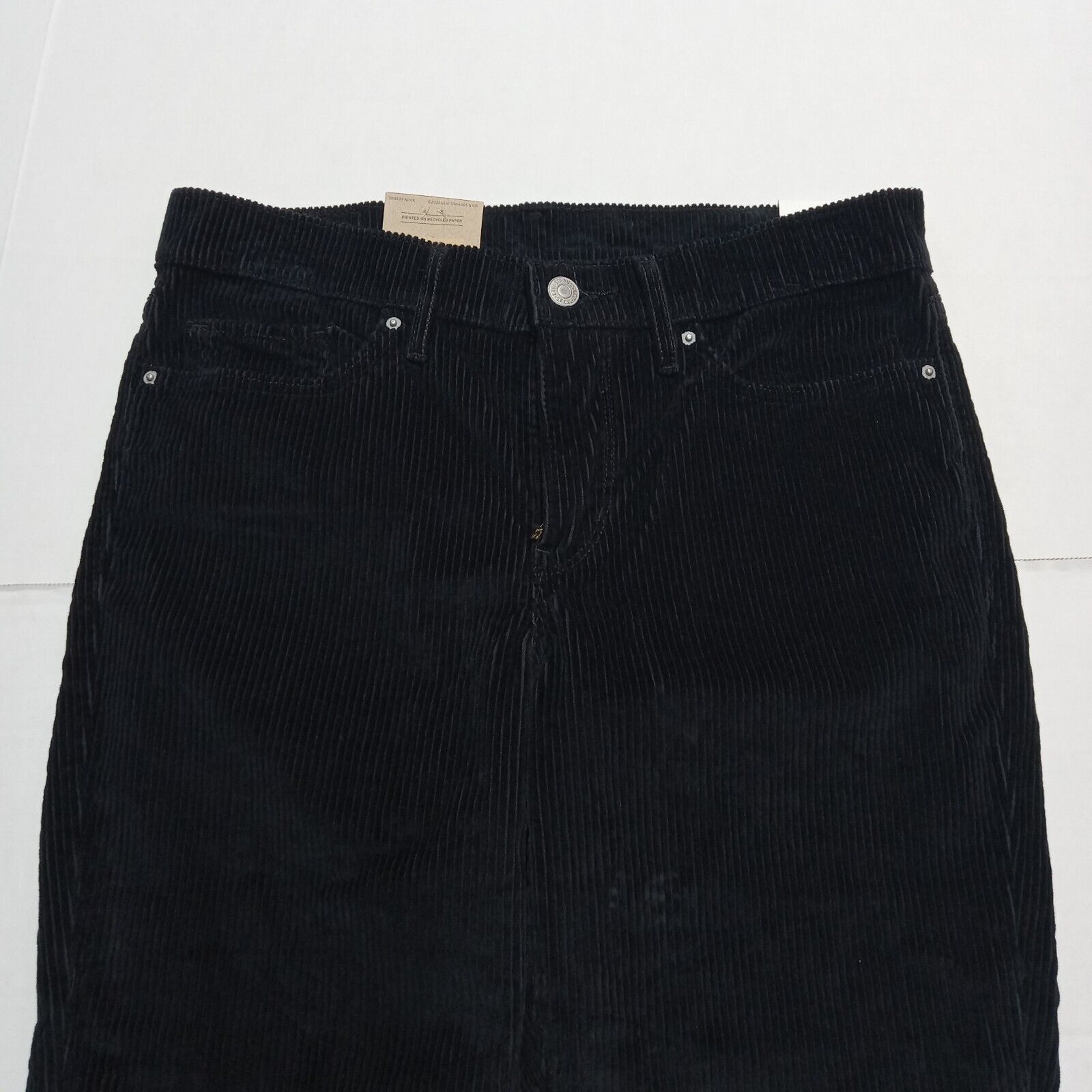 Levi's Levi’s 315 Bootcut Corduroy Women’s Sz 29x30 Black IRREGULAR Size 29" - 2 Thumbnail