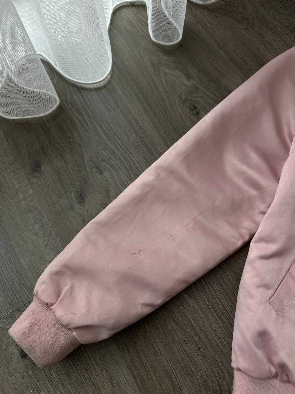 Stussy × Vintage Vintage Stussy Pink Distressed Bomber Jacket Size M / US 6-8 / IT 42-44 - 8 Thumbnail