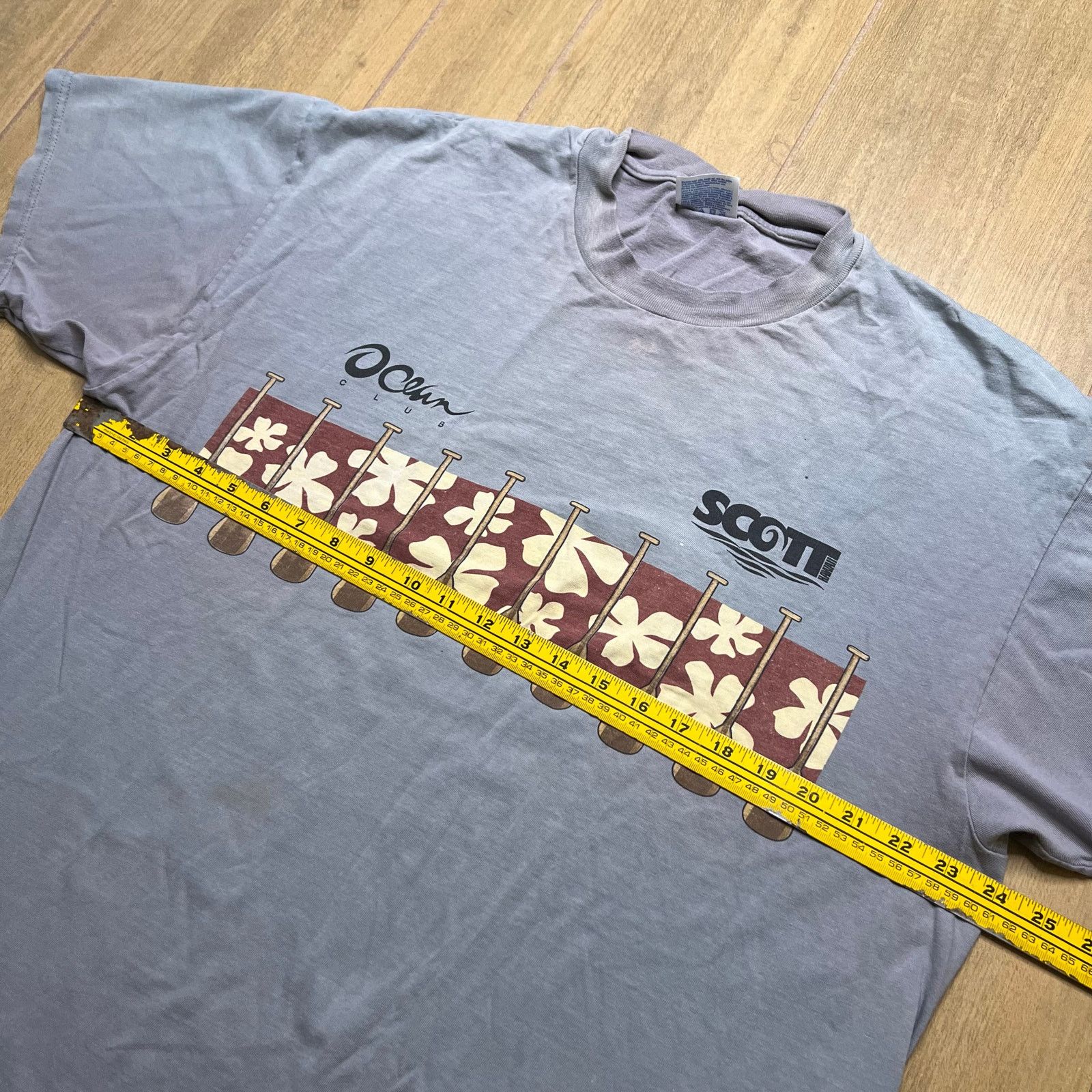Hanes Vintage Mens T-shirt XL Team Hawaii 99 Surfboard Surf Y2K Size US XL / EU 56 / 4 - 6 Thumbnail