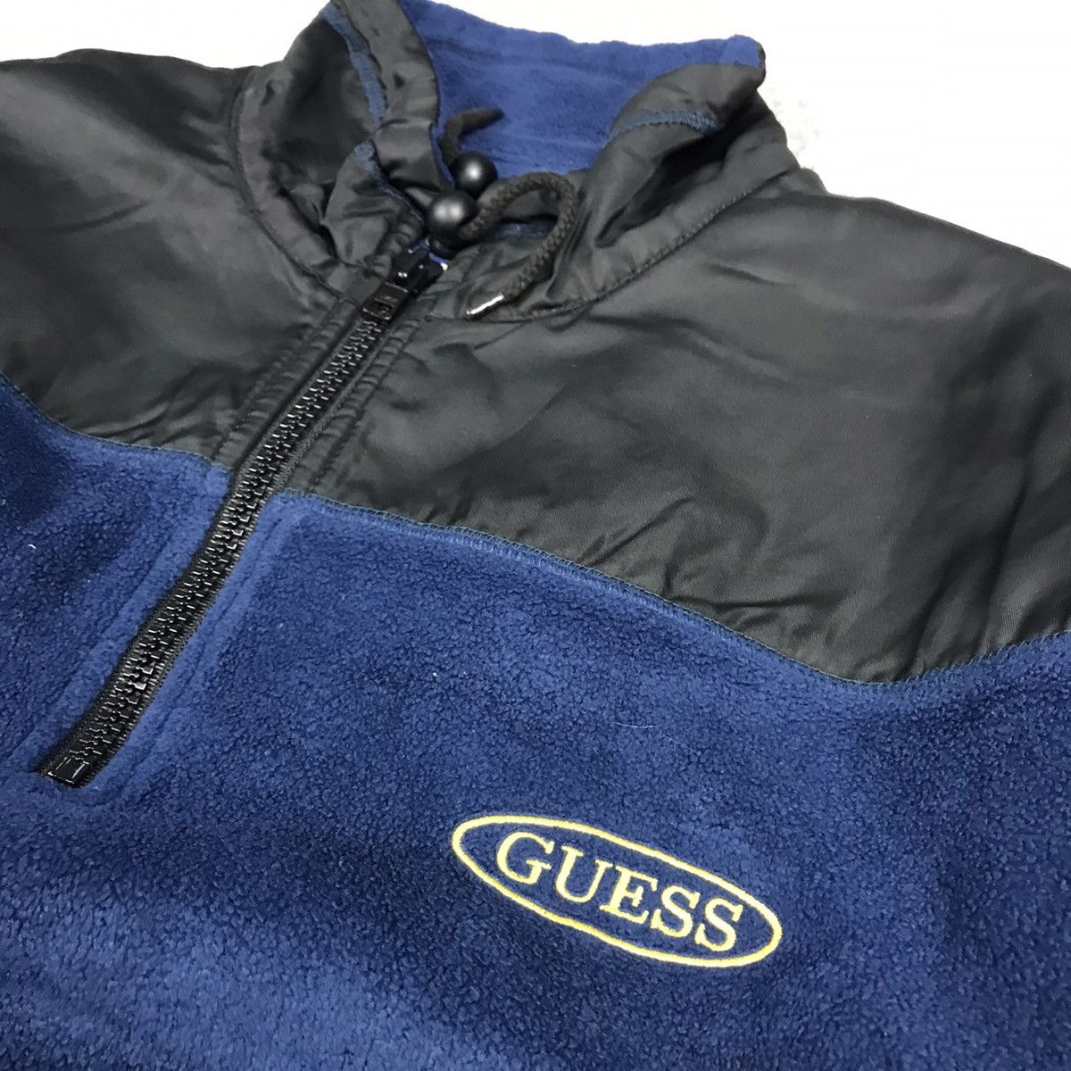 Guess × Japanese Brand Guess fleece half zipper jacket blue jacket Size US XL / EU 56 / 4 - 5 Thumbnail