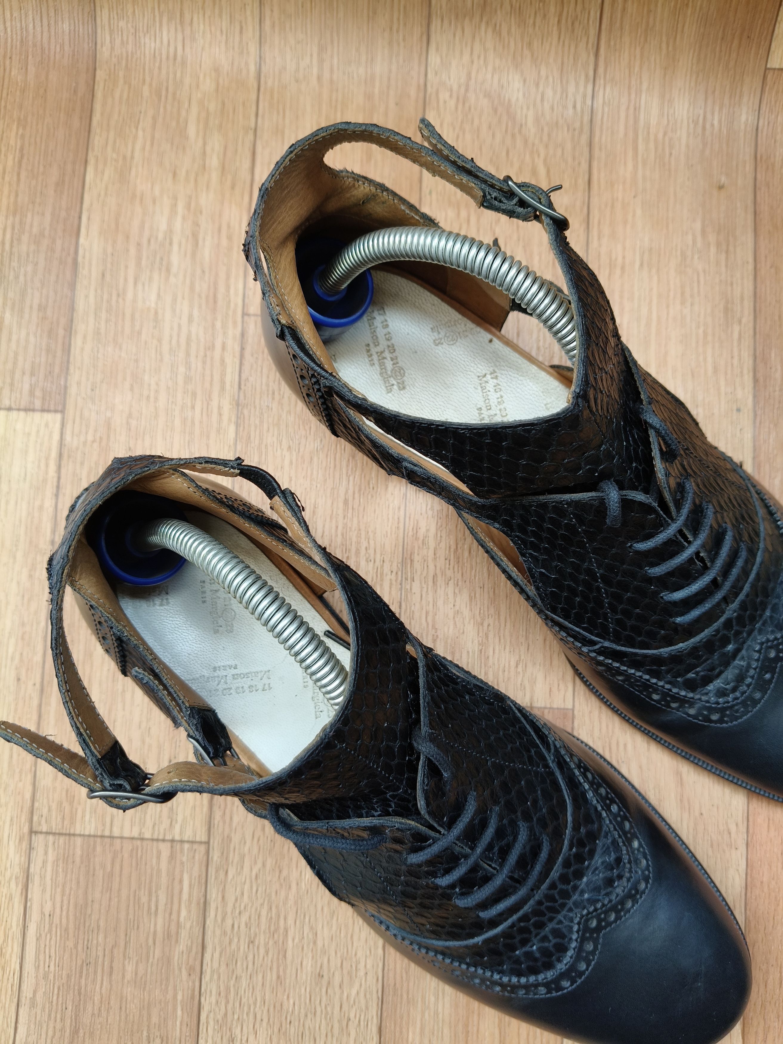 Maison Margiela 🔋🔥Maison Margiela " snakeskin - Oxfords " Size US 8 / EU 41 - 11 Thumbnail