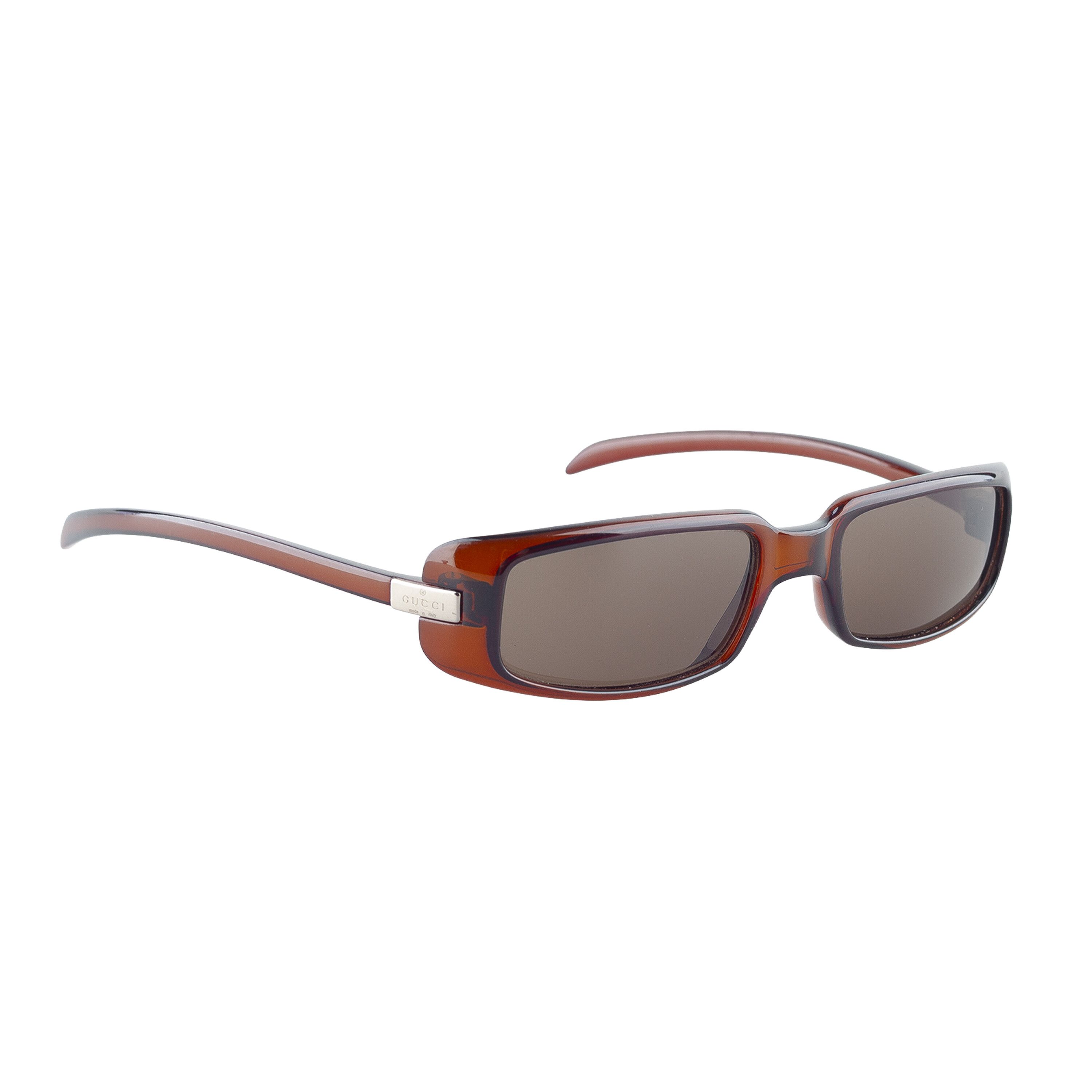 Gucci GG 1188 Brown Rectangle Vintage Sunglasses
