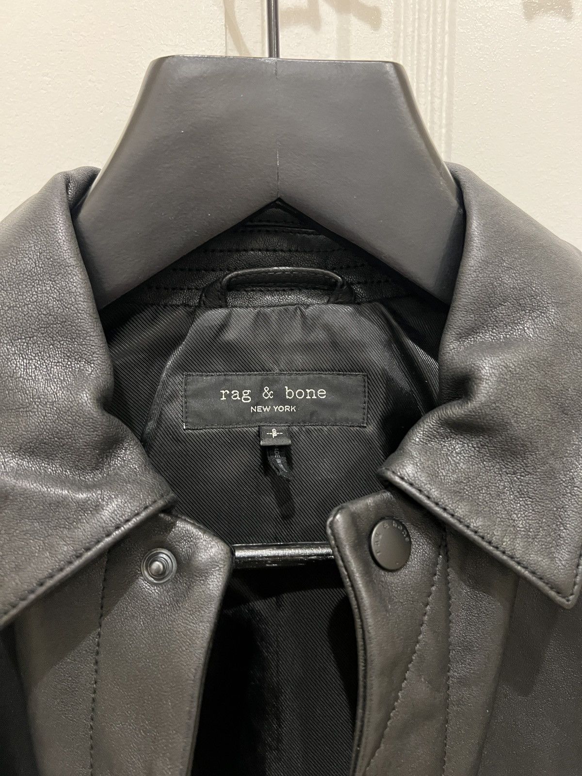 Rag & Bone Rag & Bone Owen lambskin leather jacket Size US S / EU 44-46 / 1 - 3 Thumbnail