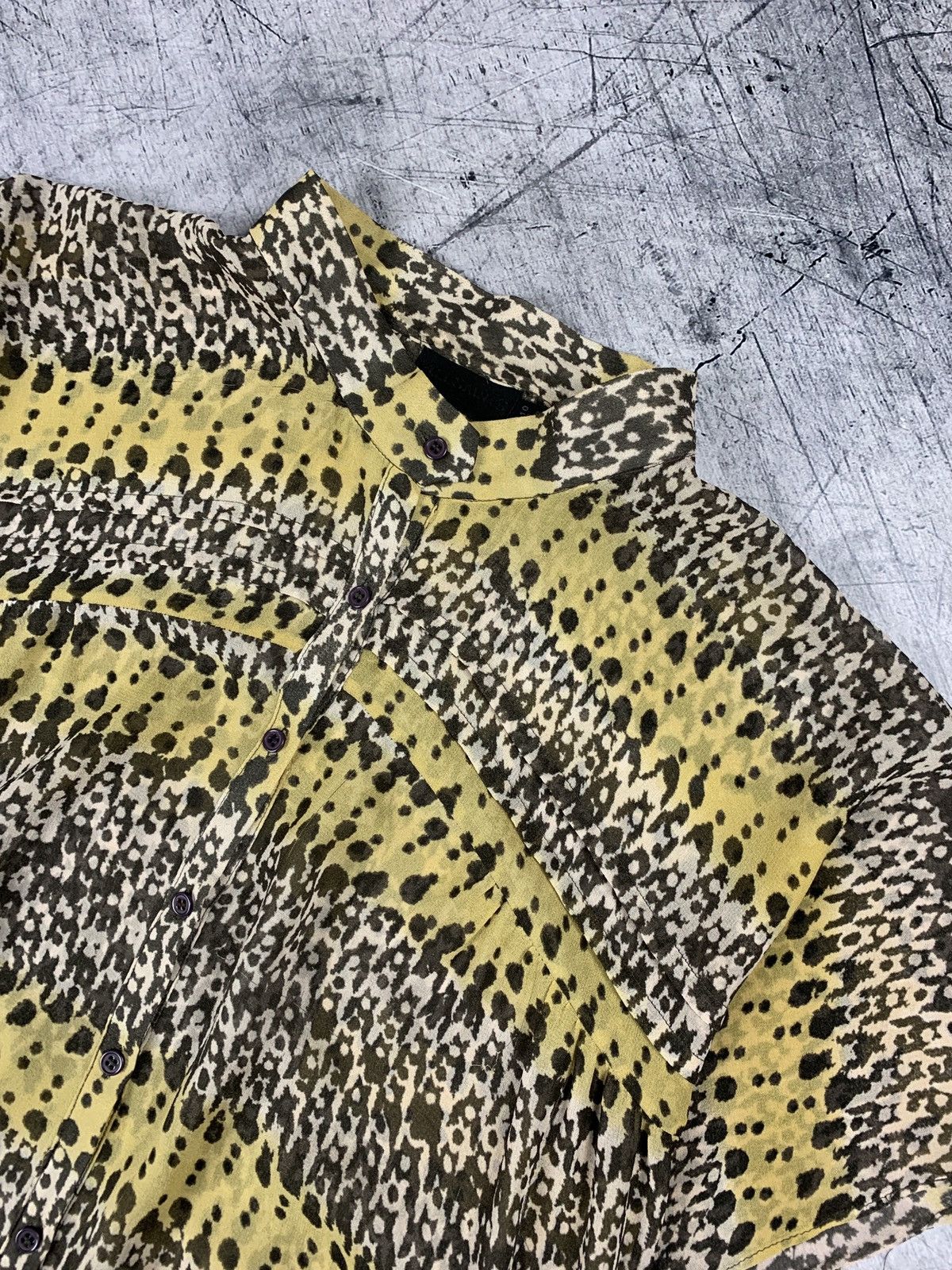 Allsaints Women’s AllSaints Blouse Tunica Shirt Size 38 Tiger Print Size XS / US 0-2 / IT 36-38 - 2 Thumbnail