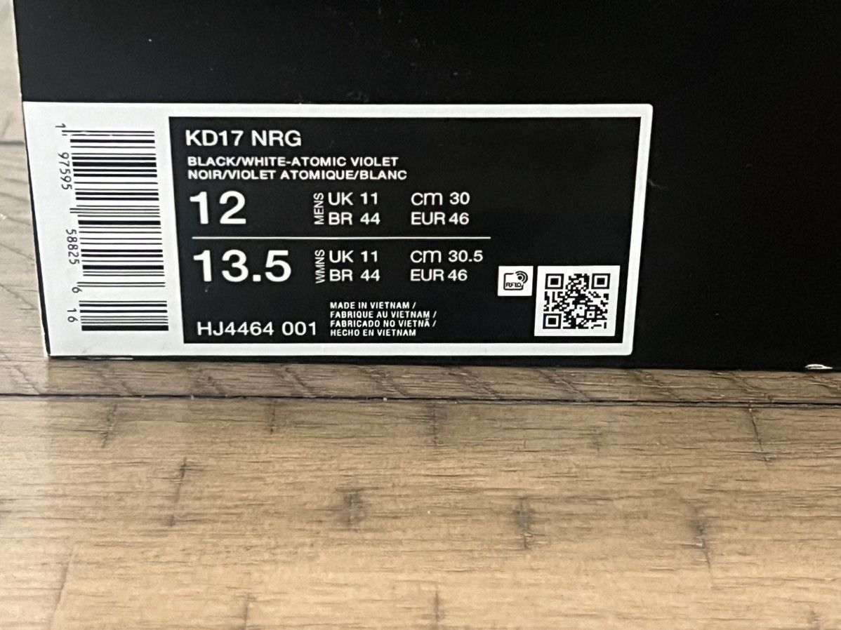 Nike Nike KD17 NRG Metro Boomin Size US 12 / EU 45 - 4 Thumbnail