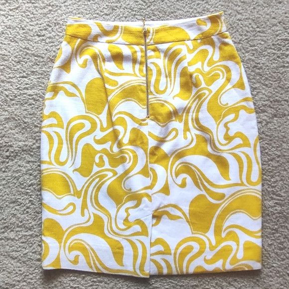 Kate Spade Kate Spade lemon curl pencil skirt 0 Size 26" / US 2 / IT 38 - 3 Thumbnail