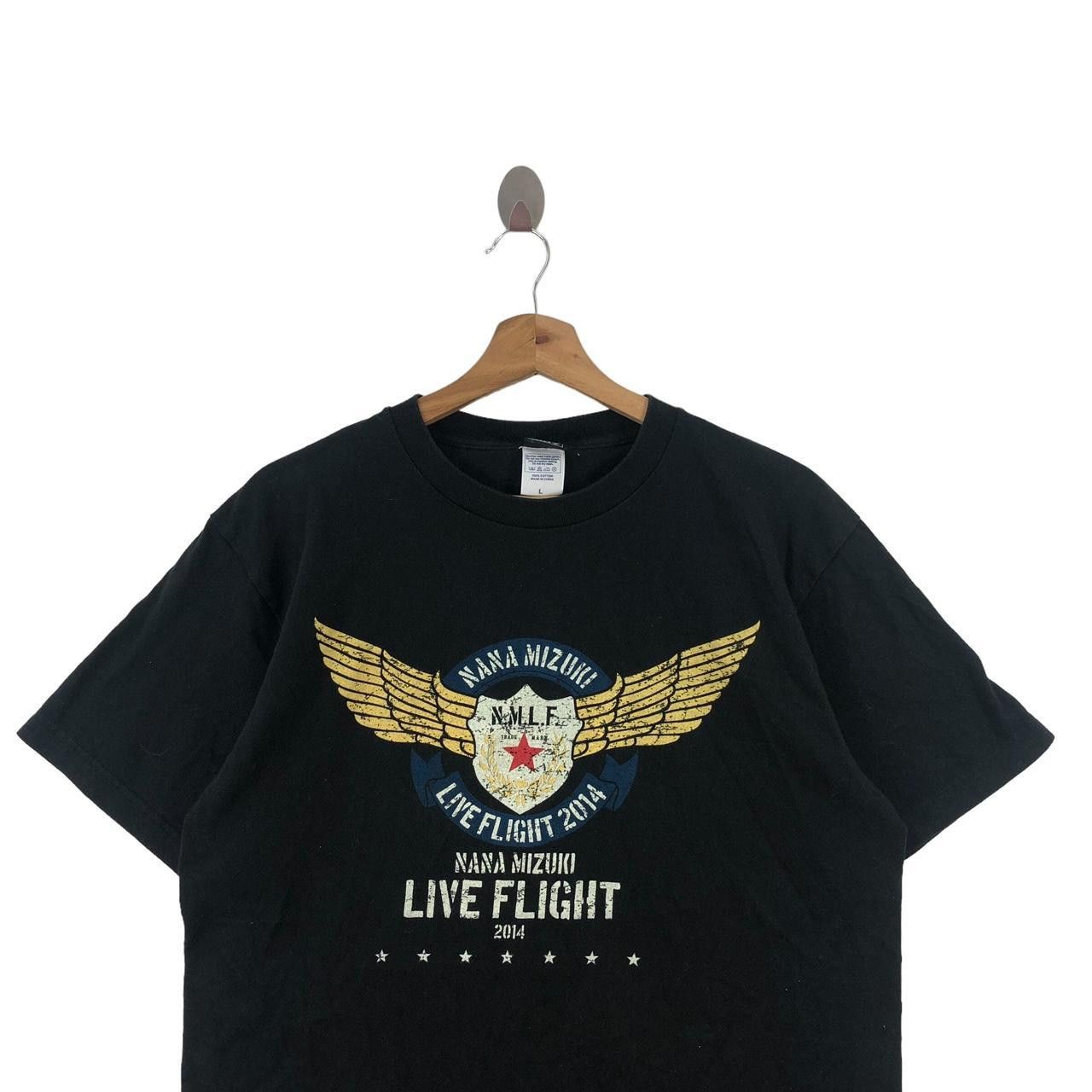 Band Tees NANA MIZUKI Hinata Hyuga Voice 2014 Live Flight Tee Shirt Size US L / EU 52-54 / 3 - 3 Thumbnail