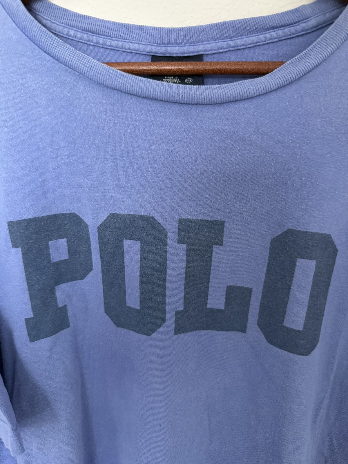 Polo Ralph Lauren Vintage Polo Ralph Lauren Spell Out Tee Size US XXL / EU 58 / 5 - 2 Thumbnail