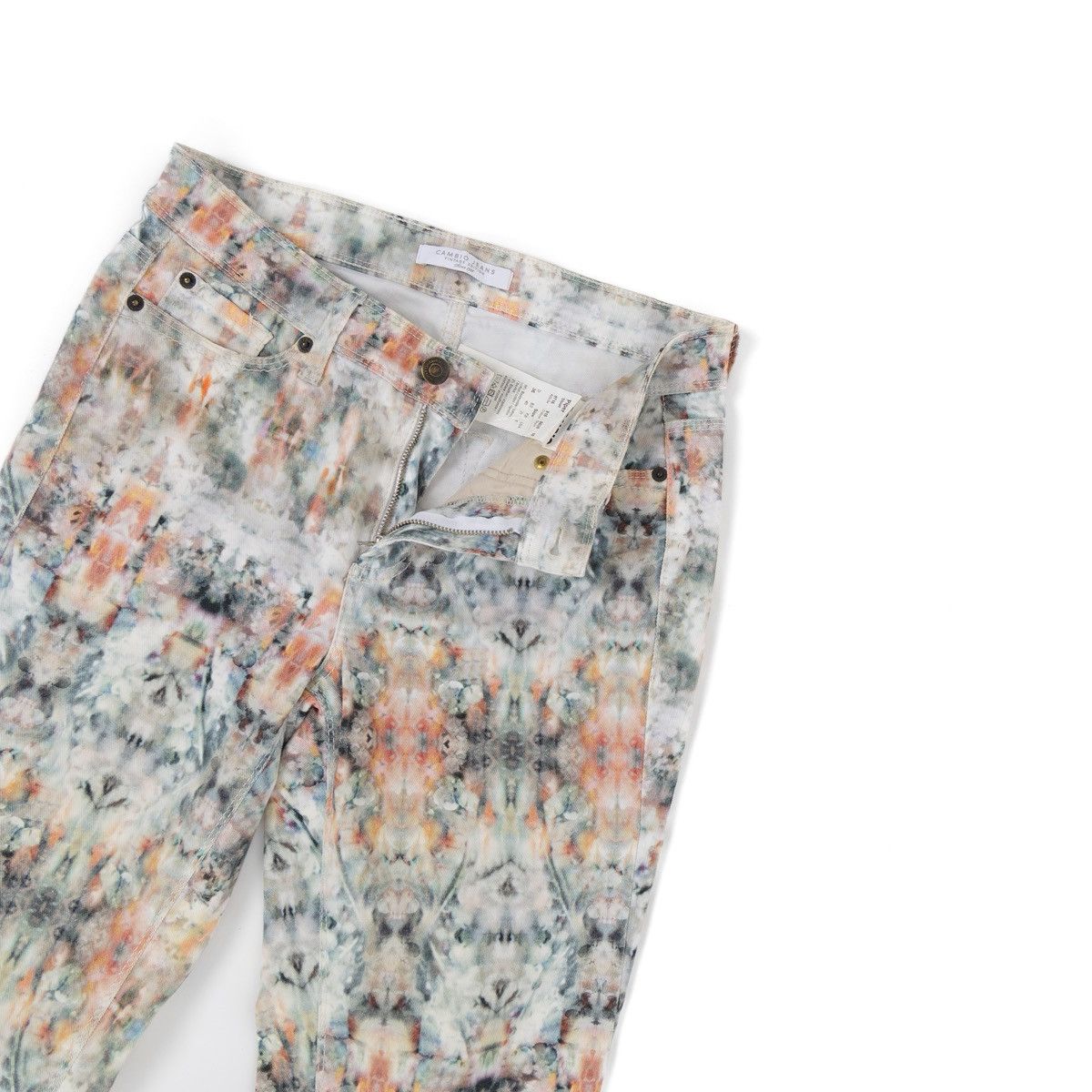Other Cambio Jeans Piper Short Multicolor Abstract Print Denim Size 28" / US 6 / IT 42 - 3 Thumbnail