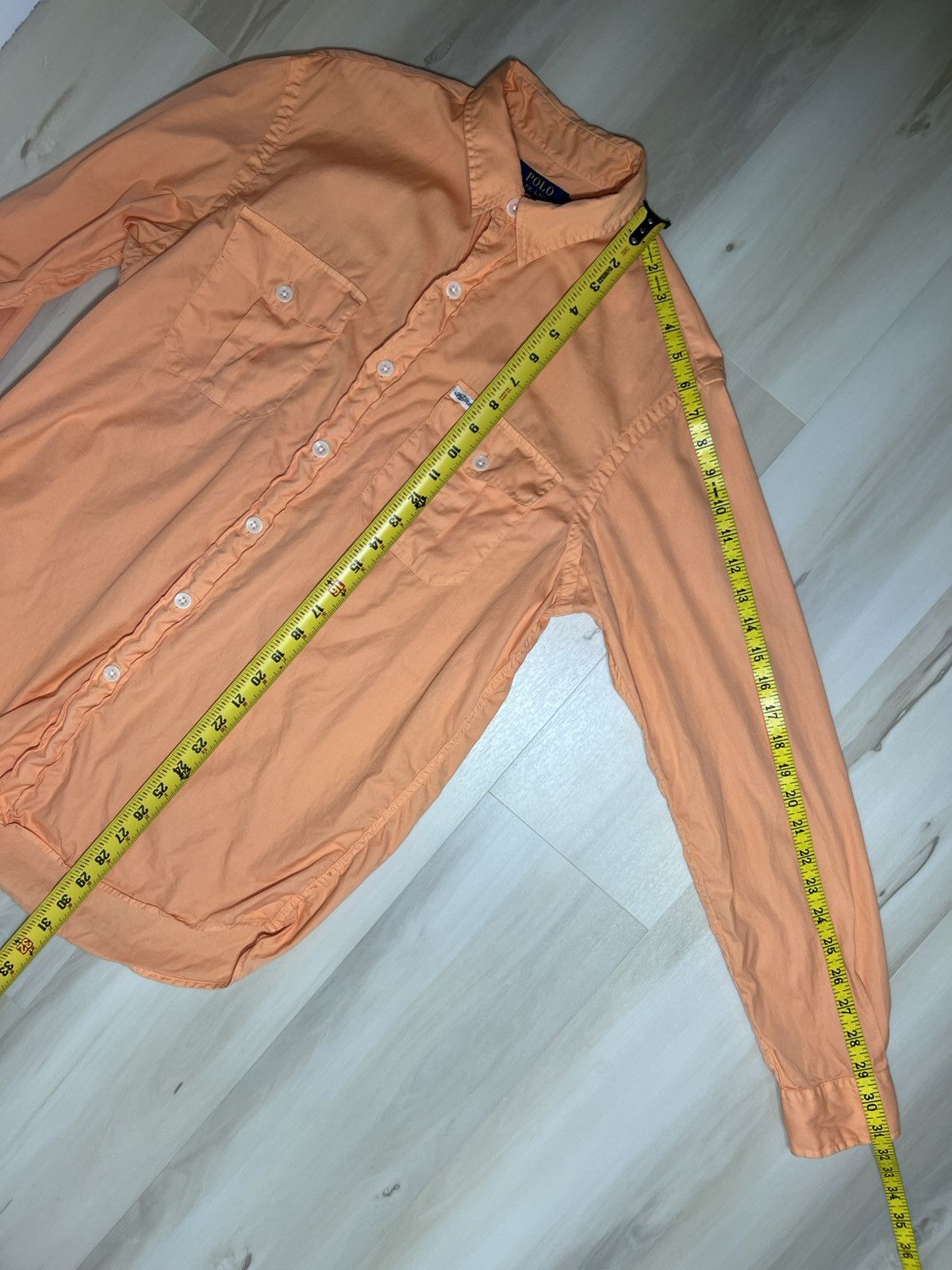 Polo Ralph Lauren Polo Ralph Lauren Shirt Mens M Orange Beach Twill Button Up Size US M / EU 48-50 / 2 - 5 Thumbnail