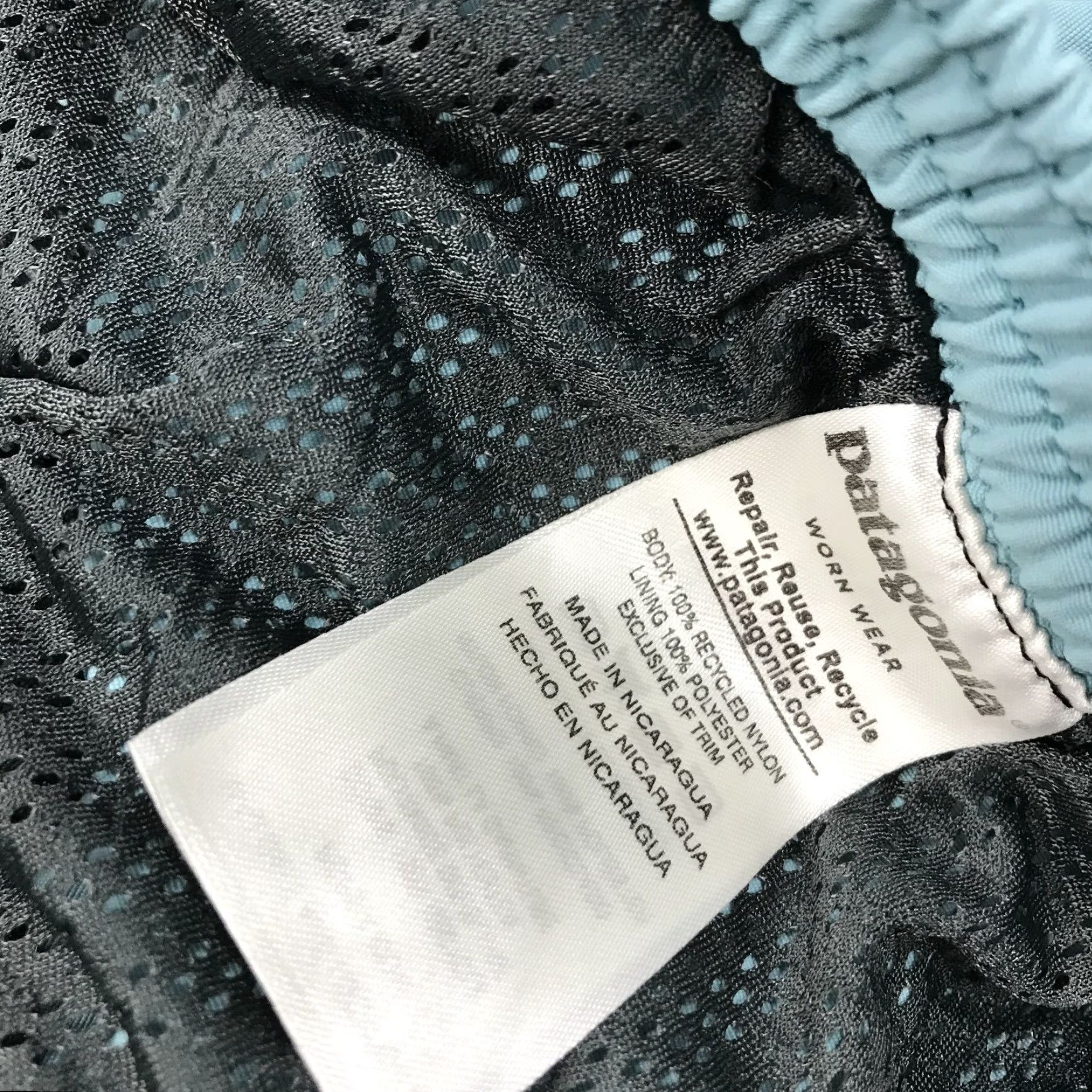 Patagonia Patagonia Shorts Mens 2XL Green Nylon Baggies Summer Drawstring Athletic Activewear Regular Inseam 5 in Mens Size US 39 - 5 Thumbnail