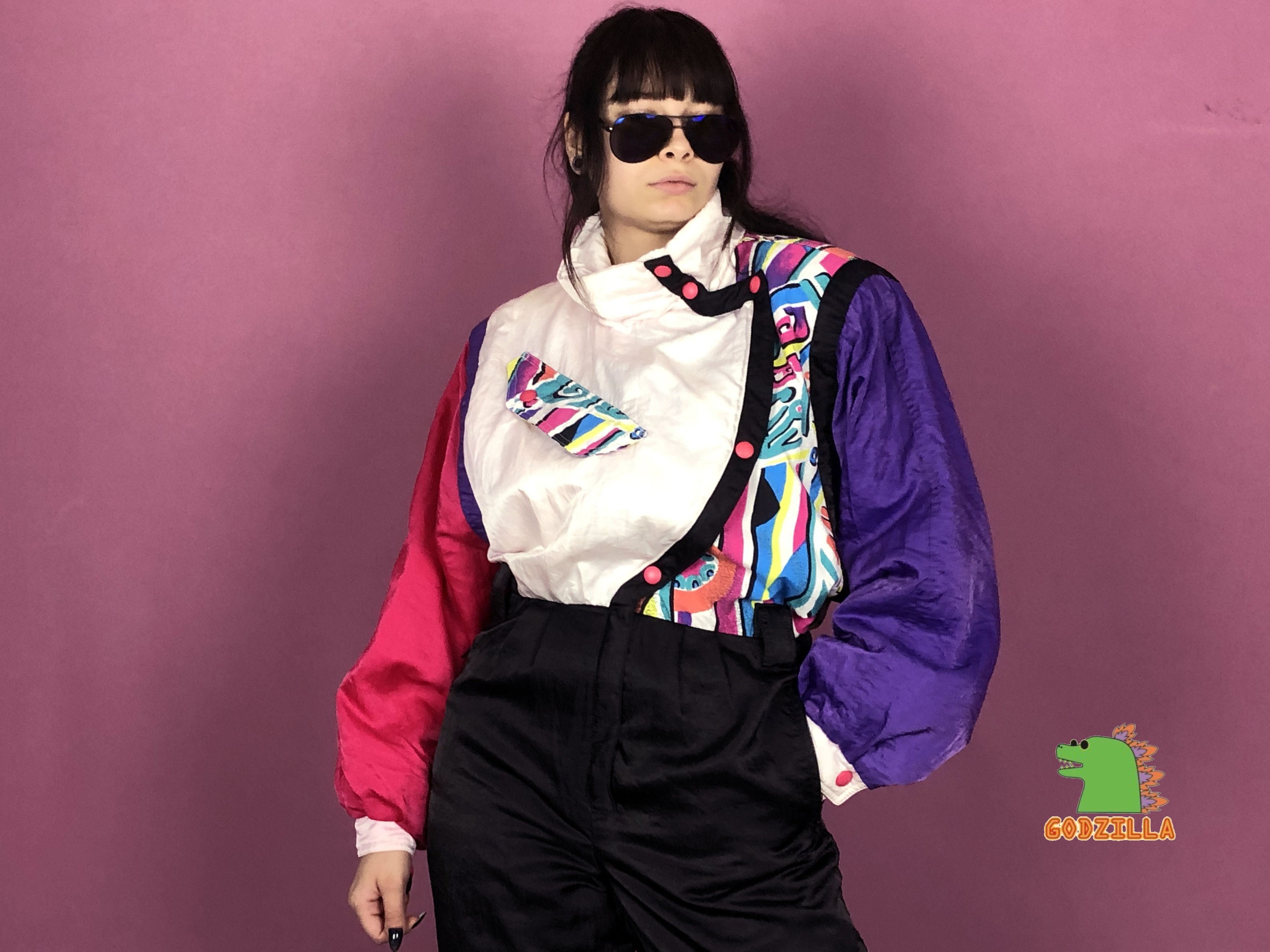 Vintage 90s Rodeo Vintage Women's One Piece Ski Suit - 38 Size S / US 4 / IT 40 - 5 Thumbnail