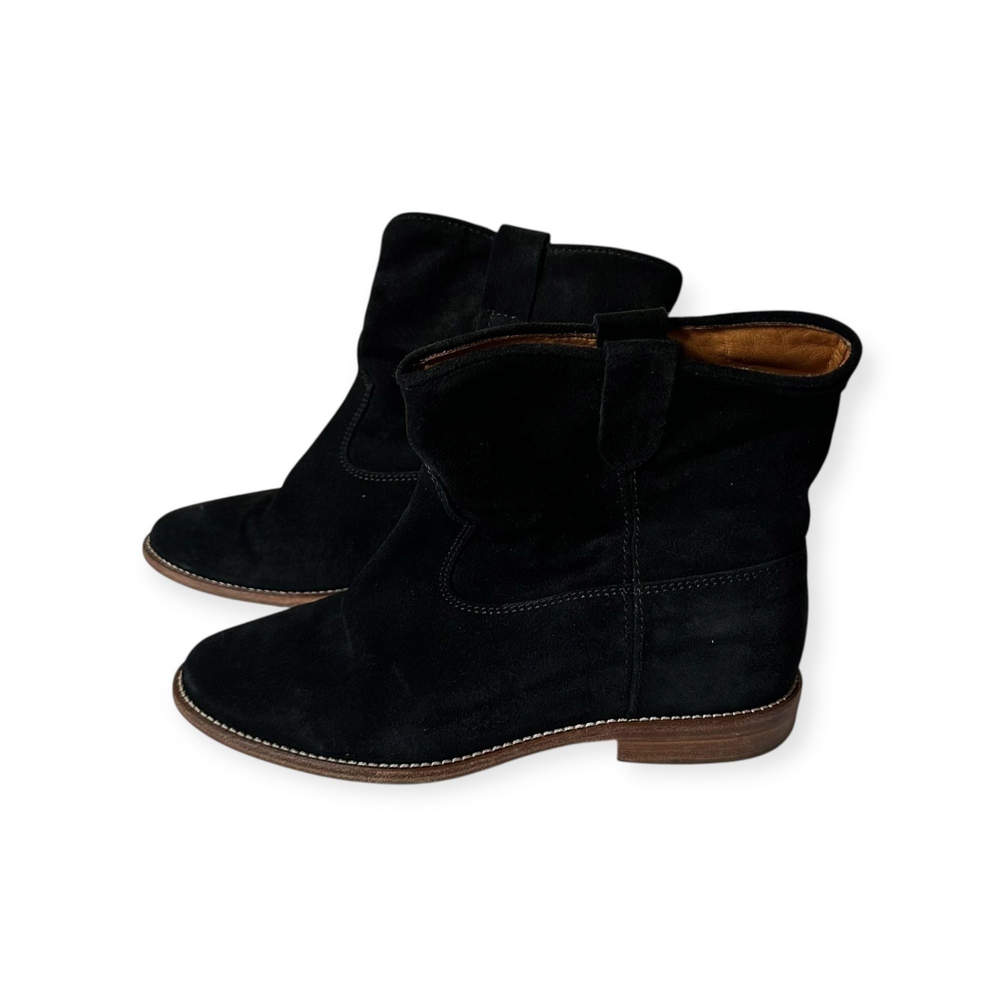Isabelle Marant Etoile Suede Crisi Size 38 EU, Black
