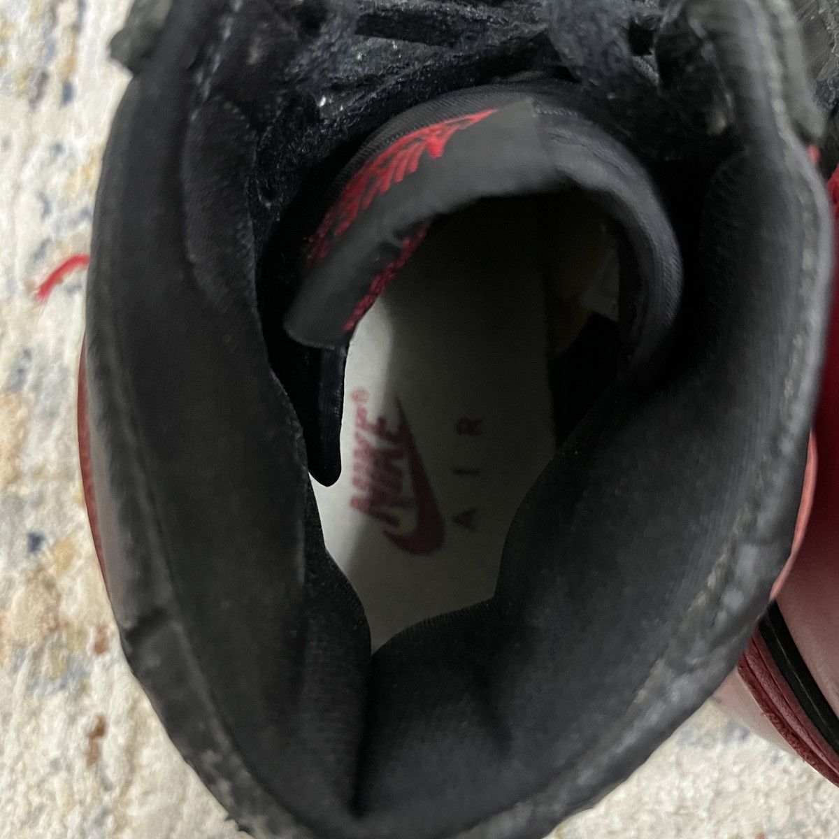Jordan Brand × Nike Vintage 1994 Bred 1 Jordan Size US 5.5 / EU 38 - 11 Thumbnail