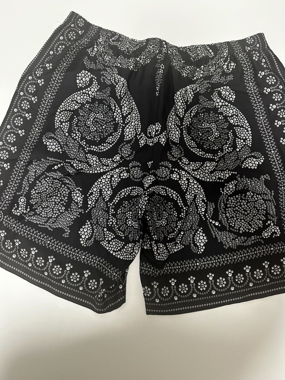 Versace Versace Baroque Silk Shorts Size US 40 / EU 56 - 8 Thumbnail