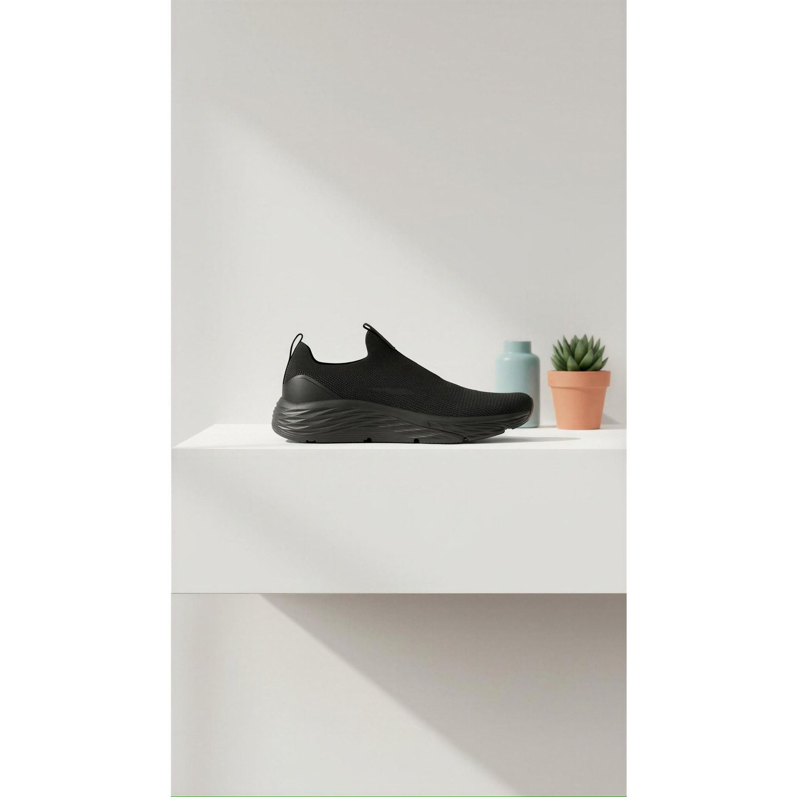 Avia Avia Womens Slip-On Walking Sneakers Black Lightweight 7W Size US 7 / IT 37 - 1 Thumbnail