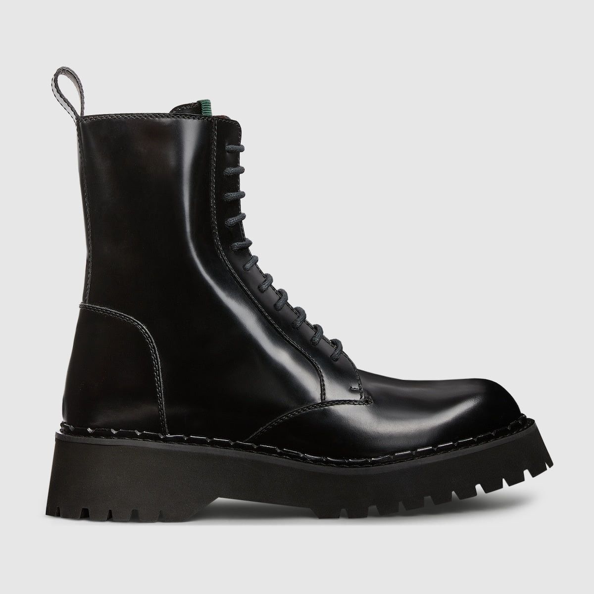Gucci Gucci Web Lace Up Boots SIZE 8 Size ONE SIZE - 1 Thumbnail